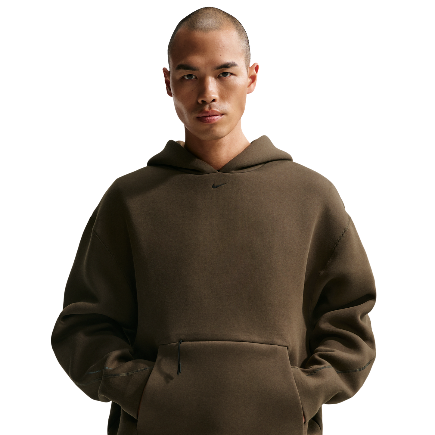 Nike Tech Ergo Pullover Hoodie - Men's - Black/Olive