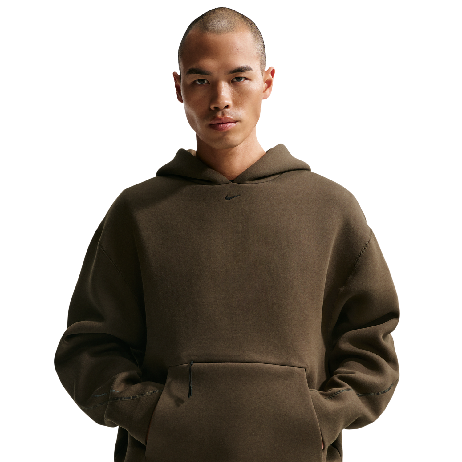 Nike Tech Ergo Pullover Hoodie - Men's - Black/Olive