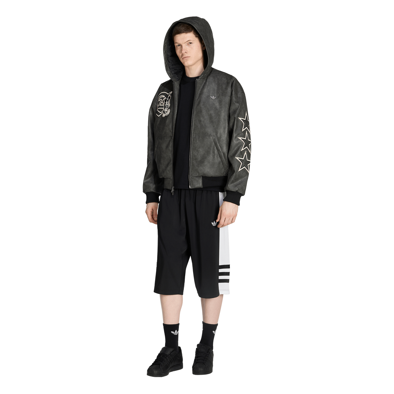 adidas Originals x Disney Mickey Mouse Jacket - Men's - Black