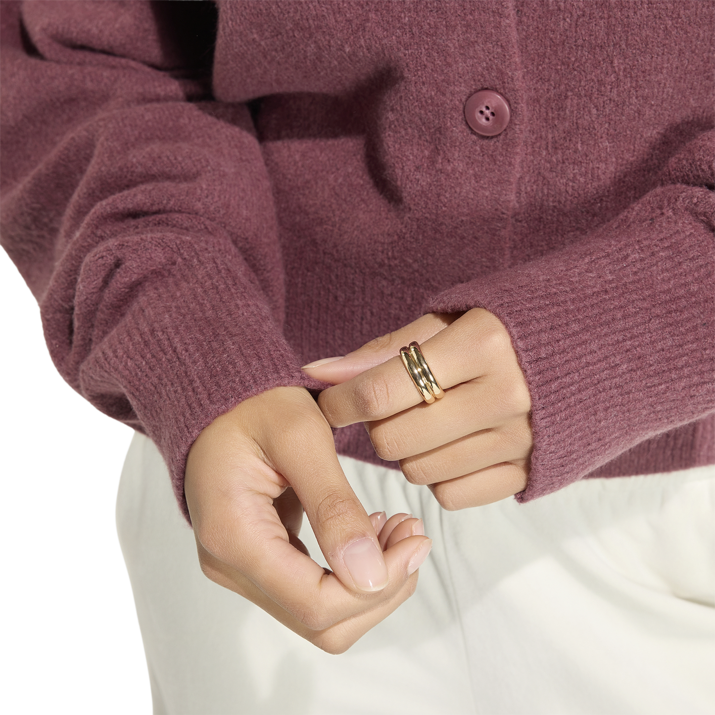 adidas Originals Essentials Knit Cardigan - Women's - Quiet Crimson