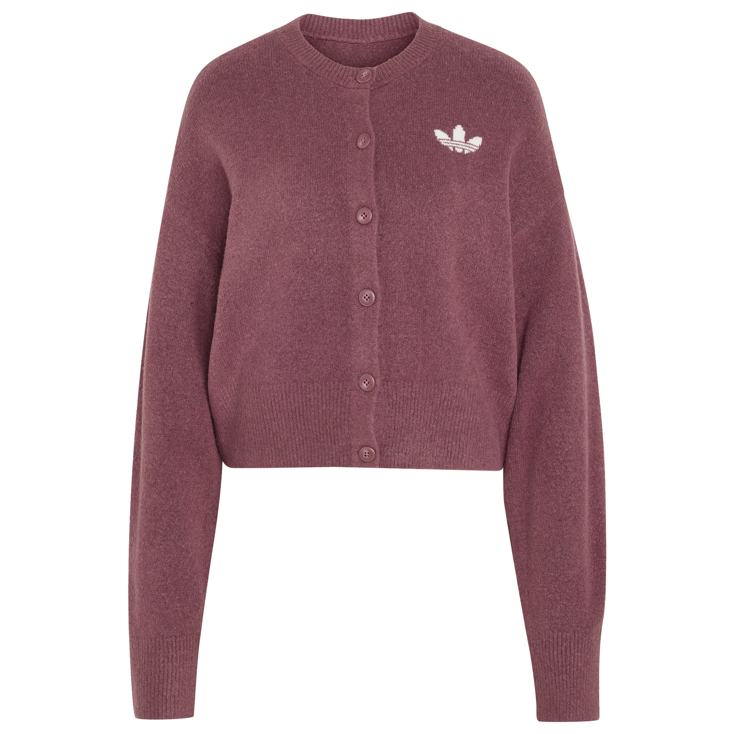 adidas Originals Essentials Knit Cardigan - Women's - Quiet Crimson