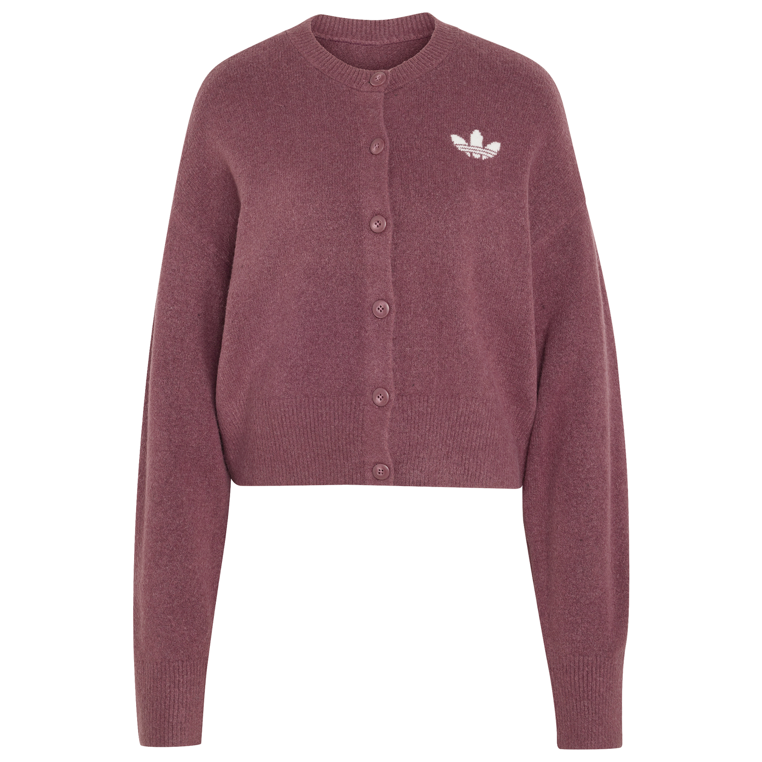 adidas Originals Essentials Knit Cardigan - Women's - Quiet Crimson