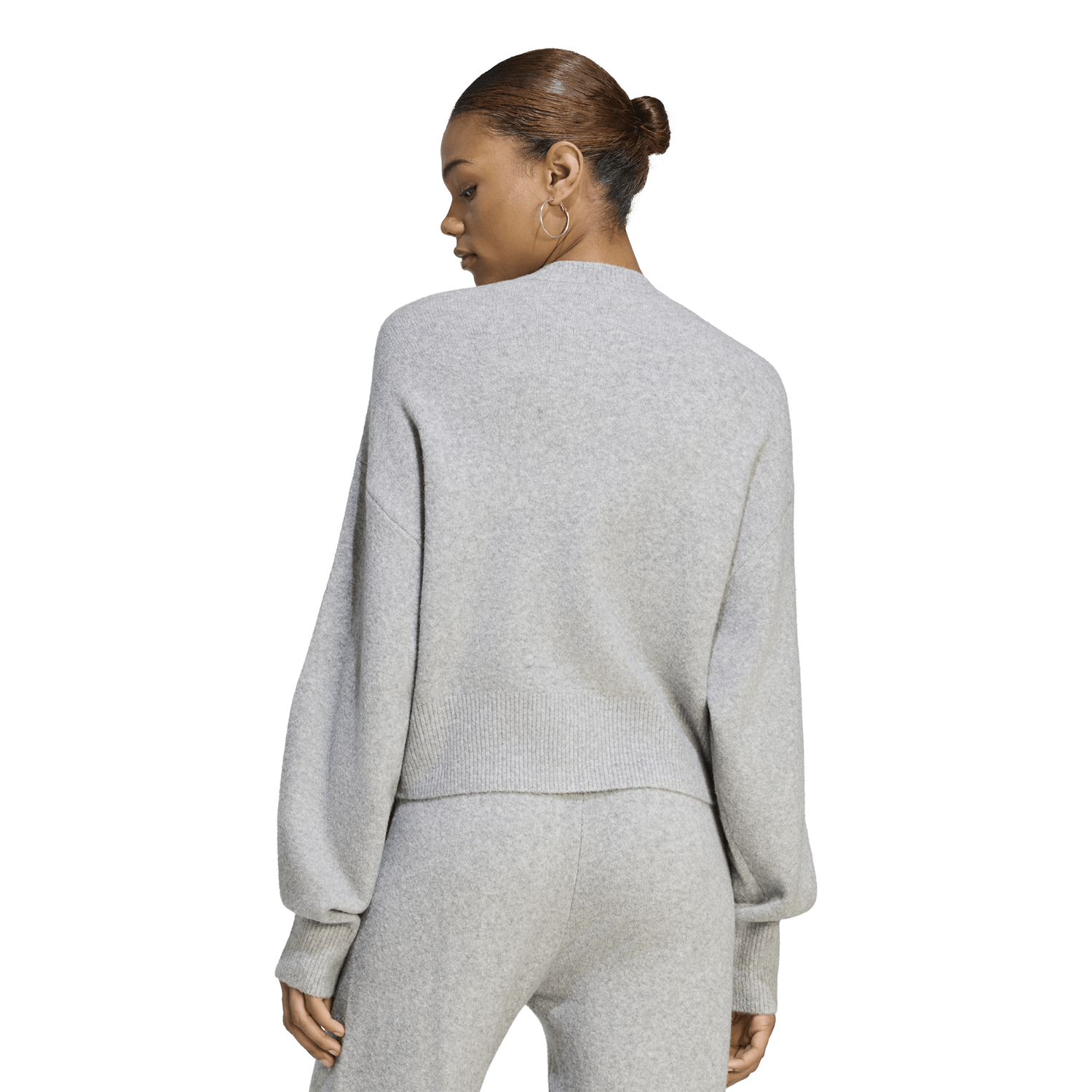 adidas Originals Essentials Knit Cardigan - Women's - Medium Grey Heather