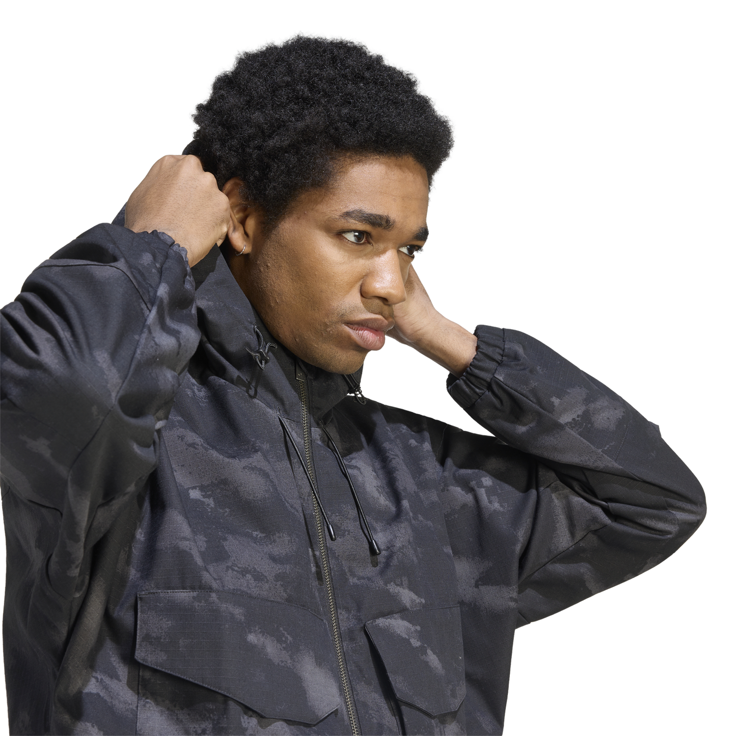 adidas Originals Camo Jacket - Men's - Black