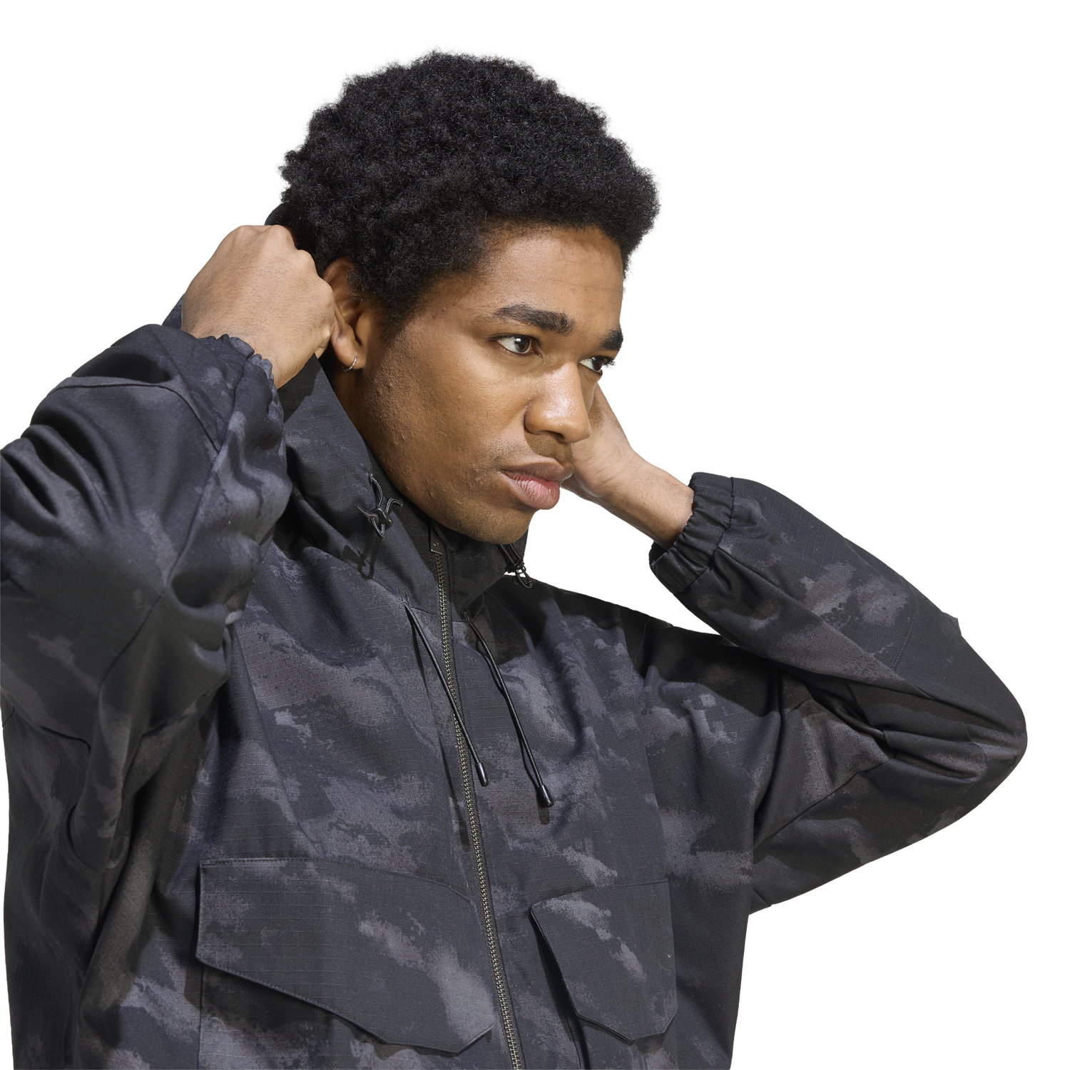 adidas Originals Camo Jacket - Men's - Black