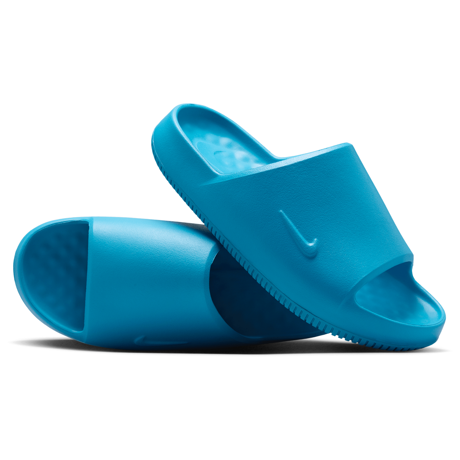 Nike Calm Slides 2.0 - Men's - Light Current Blue/Light Current Blue