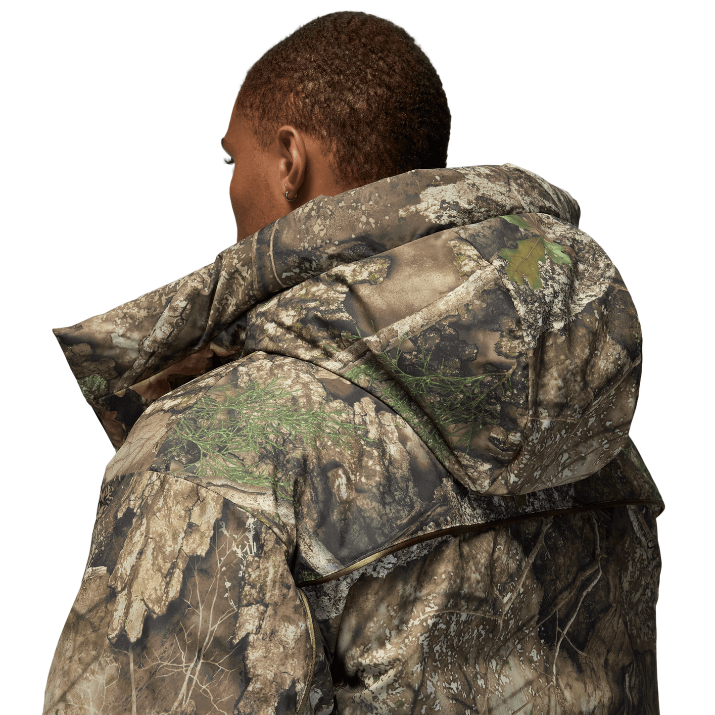 Jordan MJ Flight Down Parka RLT - Men's - Sail/Black/Medium Olive