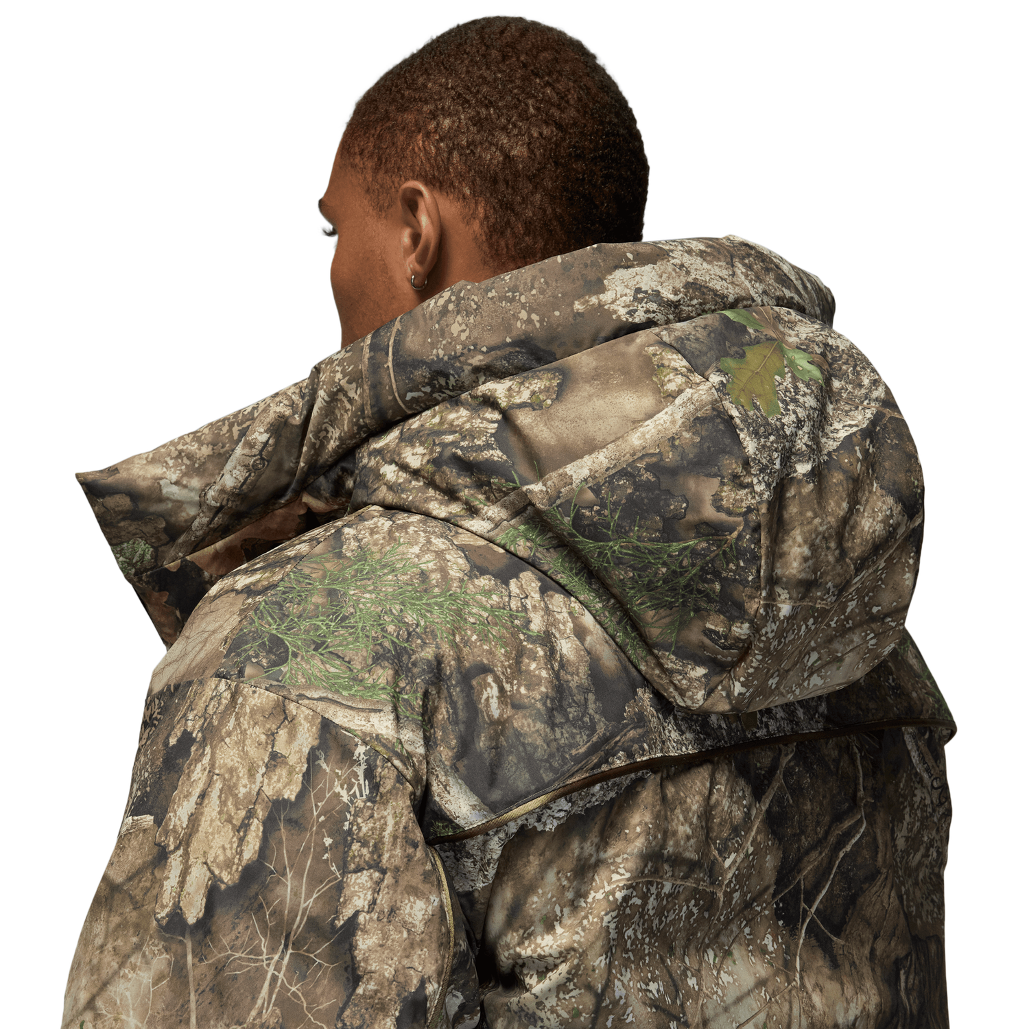 Jordan MJ Flight Down Parka RLT - Men's - Sail/Black/Medium Olive