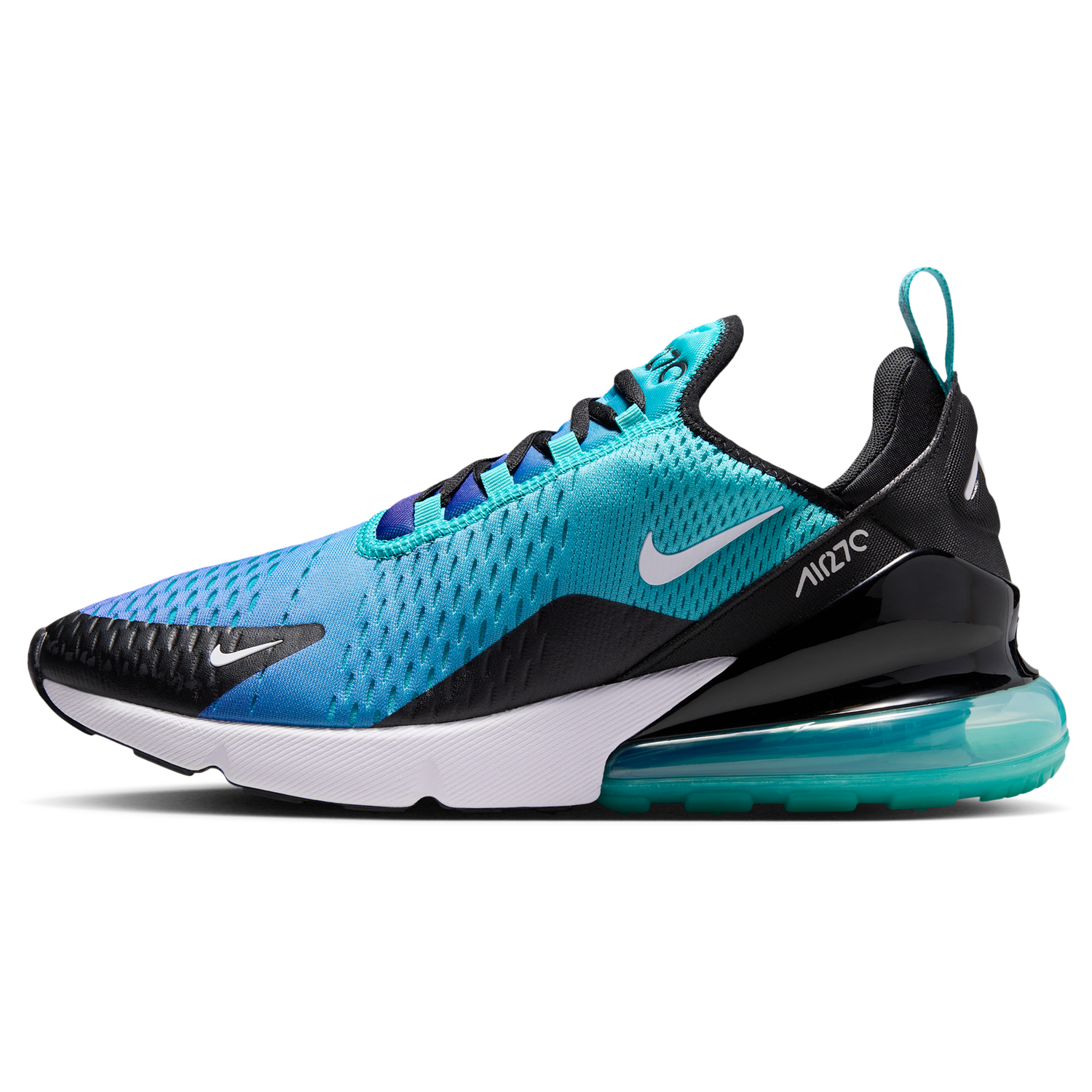 Nike Air Max 270 - Men's - White/Dusty Cactus/Hyper Royal