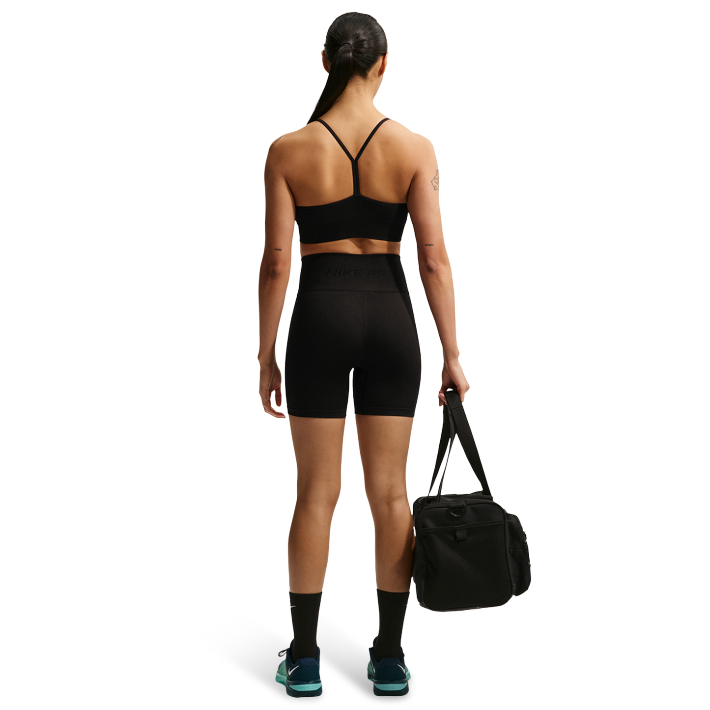 Nike Pro Dri-FIT Seamless LS Bra - Women's - Black