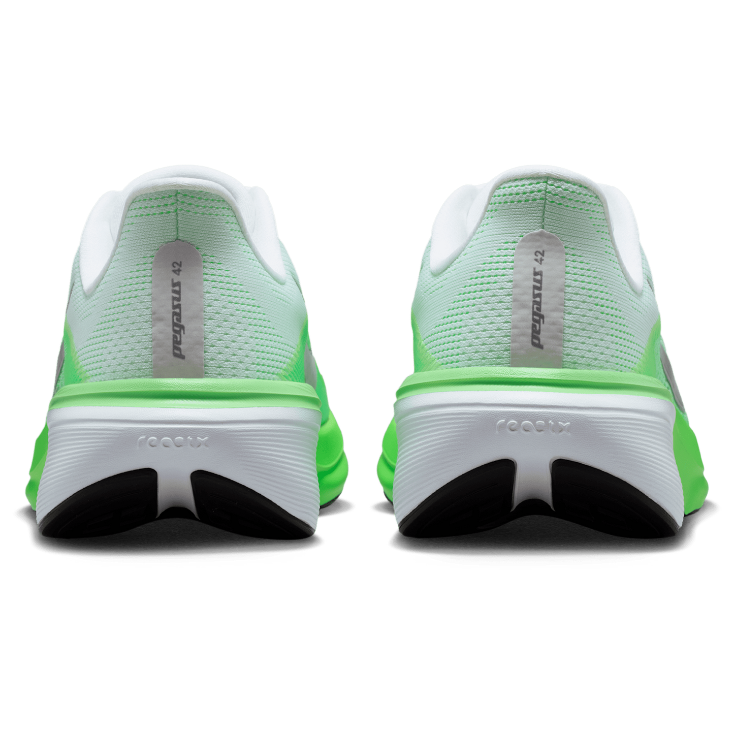 Nike Air Zoom Pegasus 42 - Women's - White/Mtlc Silver/Green Strike