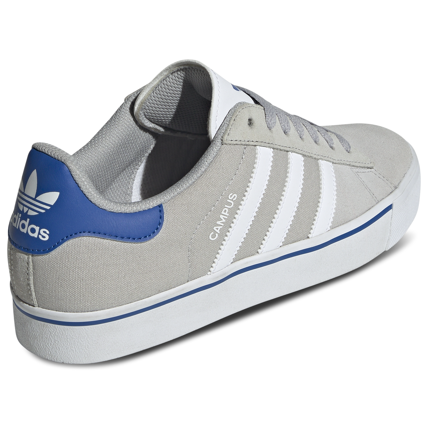 adidas Originals Campus Vulcanized - Men's - Grey/White/Blue