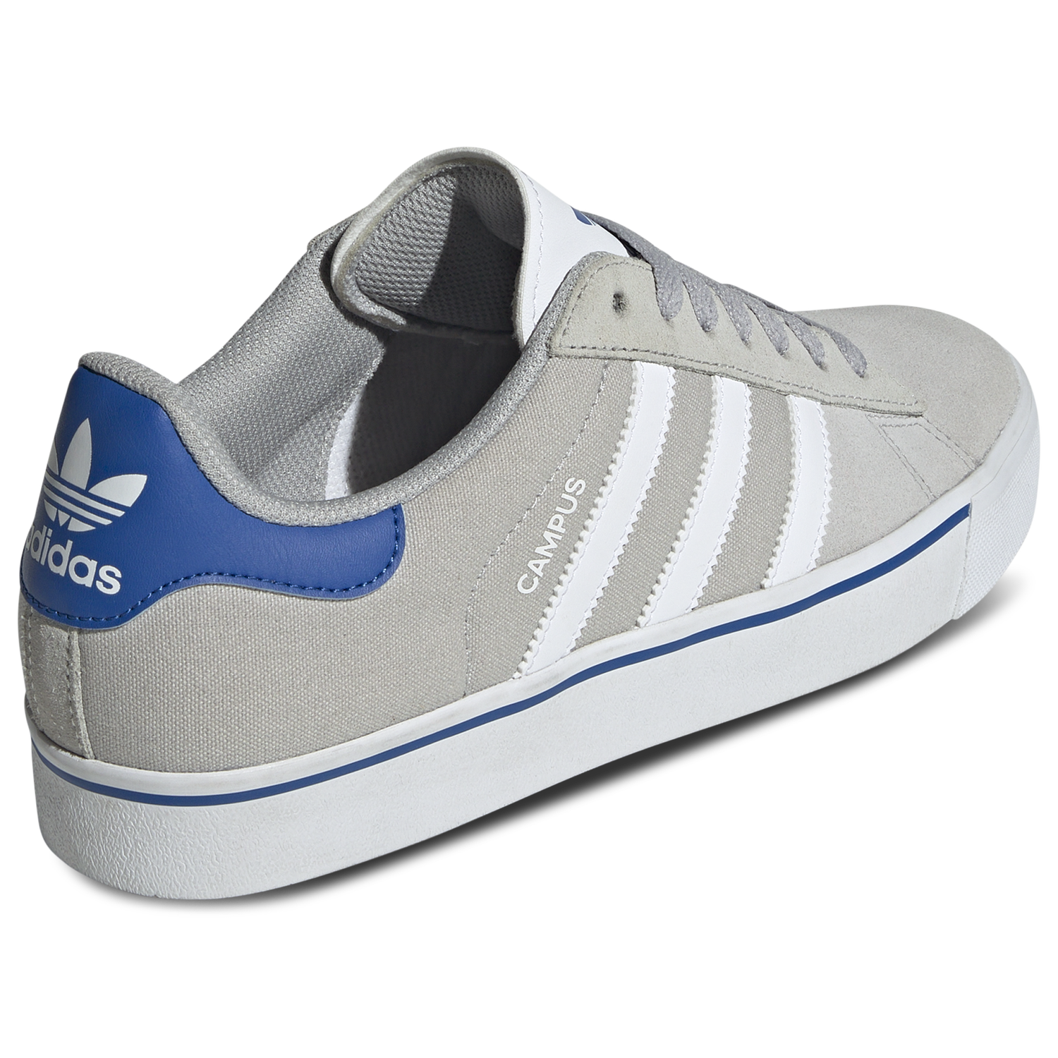 adidas Originals Campus Vulcanized - Men's - Grey/White/Blue
