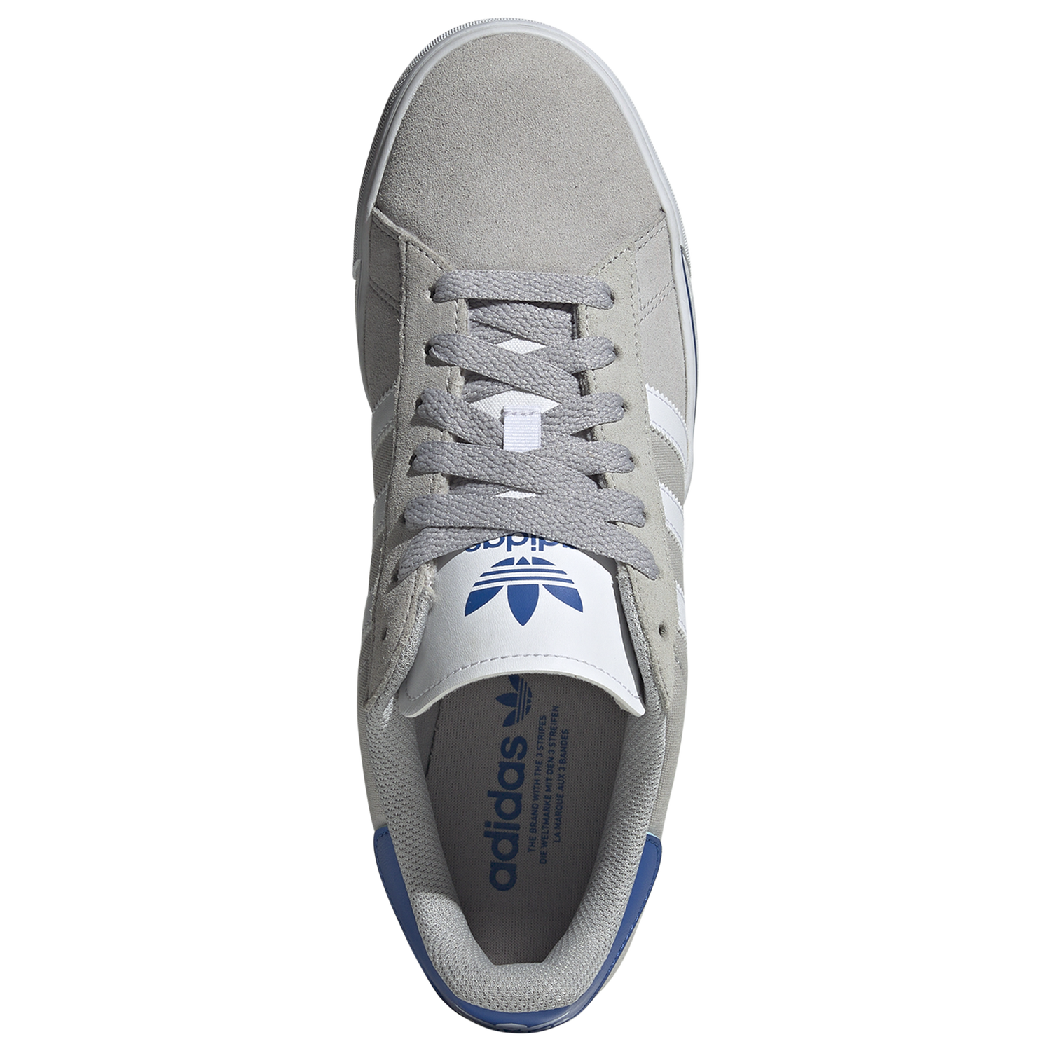 adidas Originals Campus Vulcanized - Men's - Grey/White/Blue