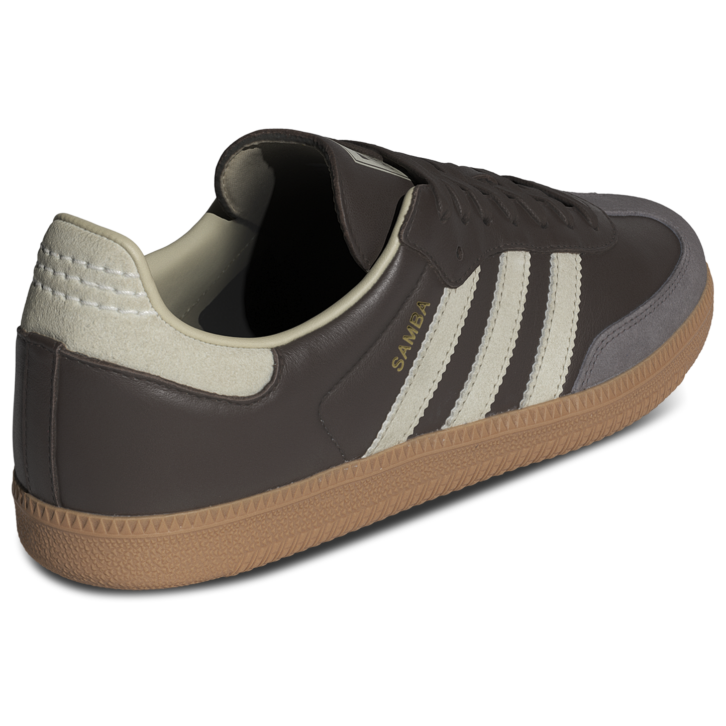 adidas Originals Samba - Men's - Brown/Gold Metallic/Putty Grey