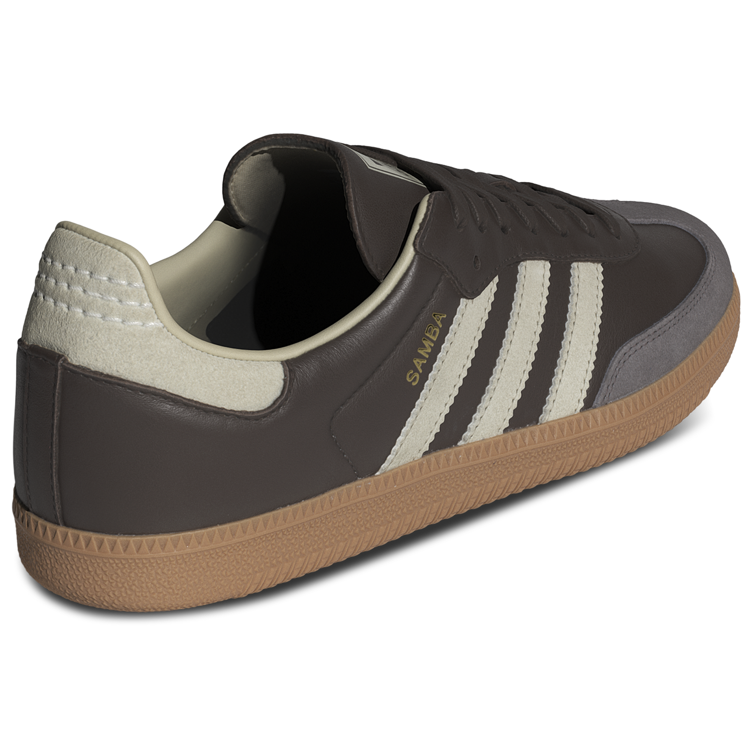 adidas Originals Samba - Men's - Brown/Gold Metallic/Putty Grey
