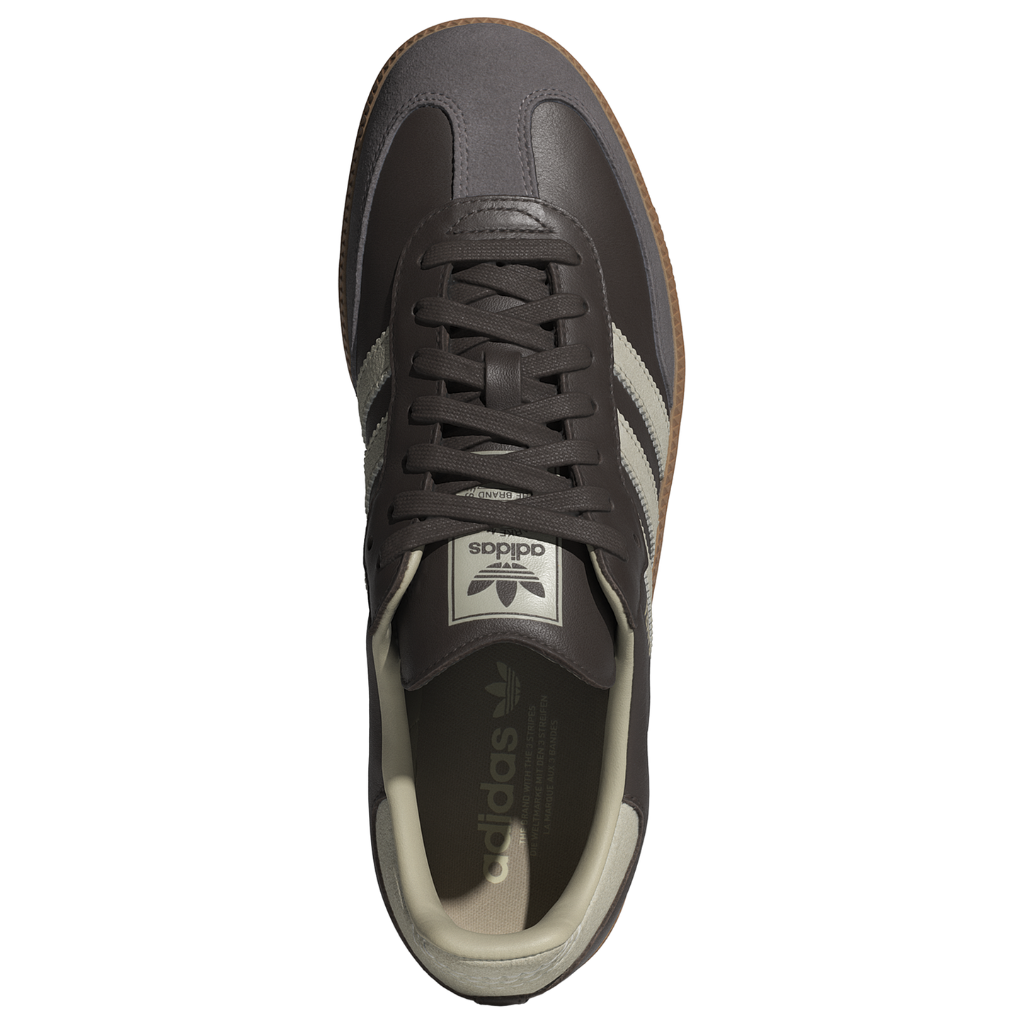 adidas Originals Samba - Men's - Brown/Gold Metallic/Putty Grey
