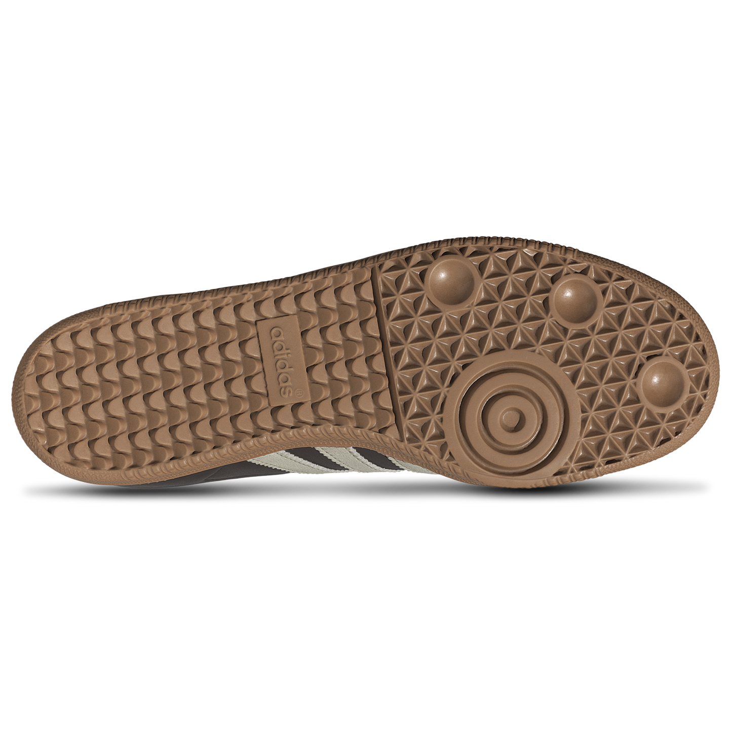adidas Originals Samba - Men's - Brown/Gold Metallic/Putty Grey