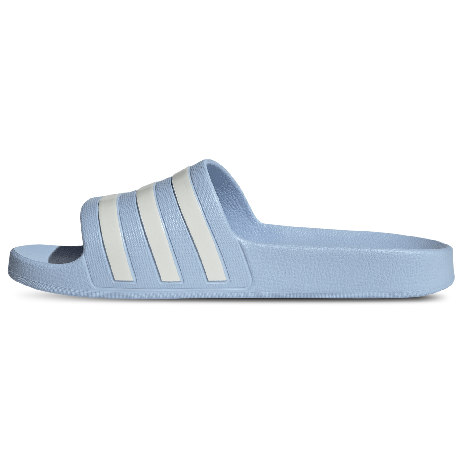 adidas Adilette Aqua Slides - Women's - Zero Met/Zero Met/Glow Blue