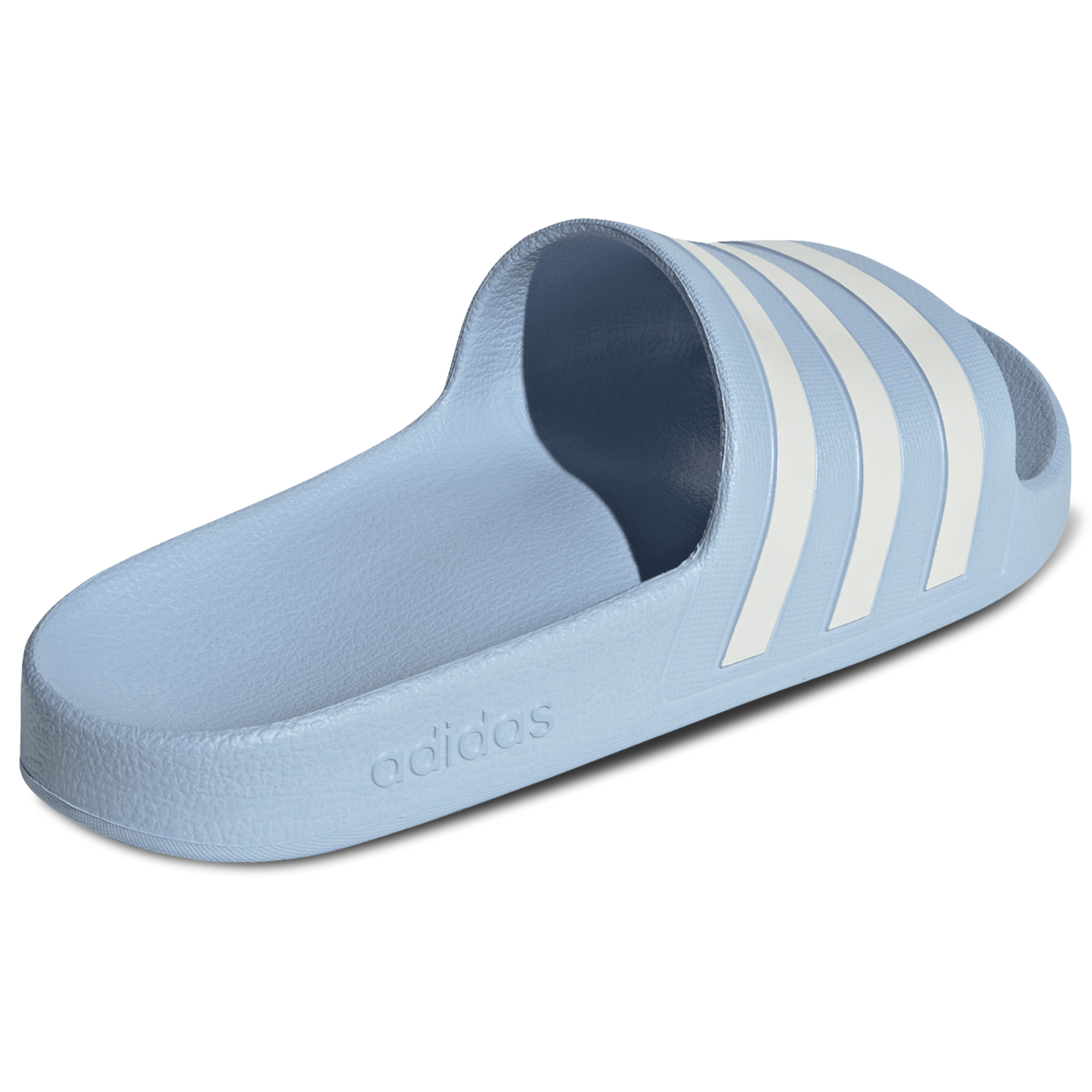 adidas Adilette Aqua Slides - Women's - Zero Met/Zero Met/Glow Blue