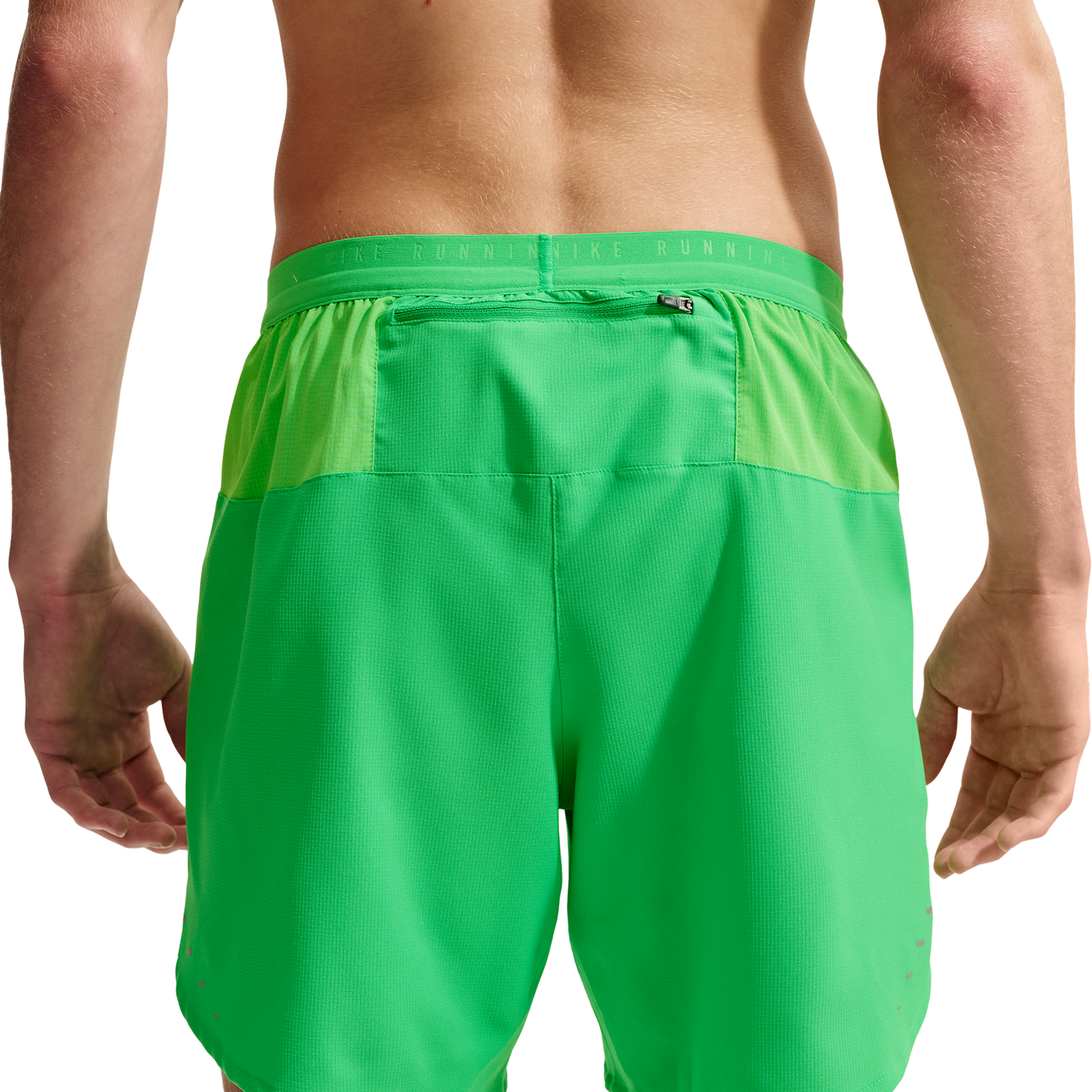 Nike Dri-FIT Stride 7in Brief-Lined Shorts - Men's - Green Spark/Reflective Silver
