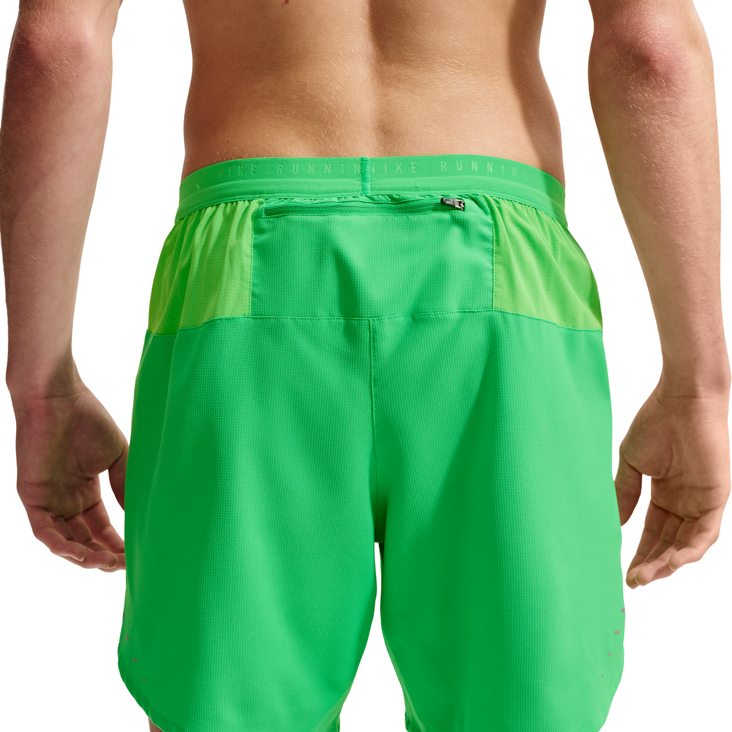 Nike Dri-FIT Stride 7in Brief-Lined Shorts - Men's - Green Spark/Reflective Silver