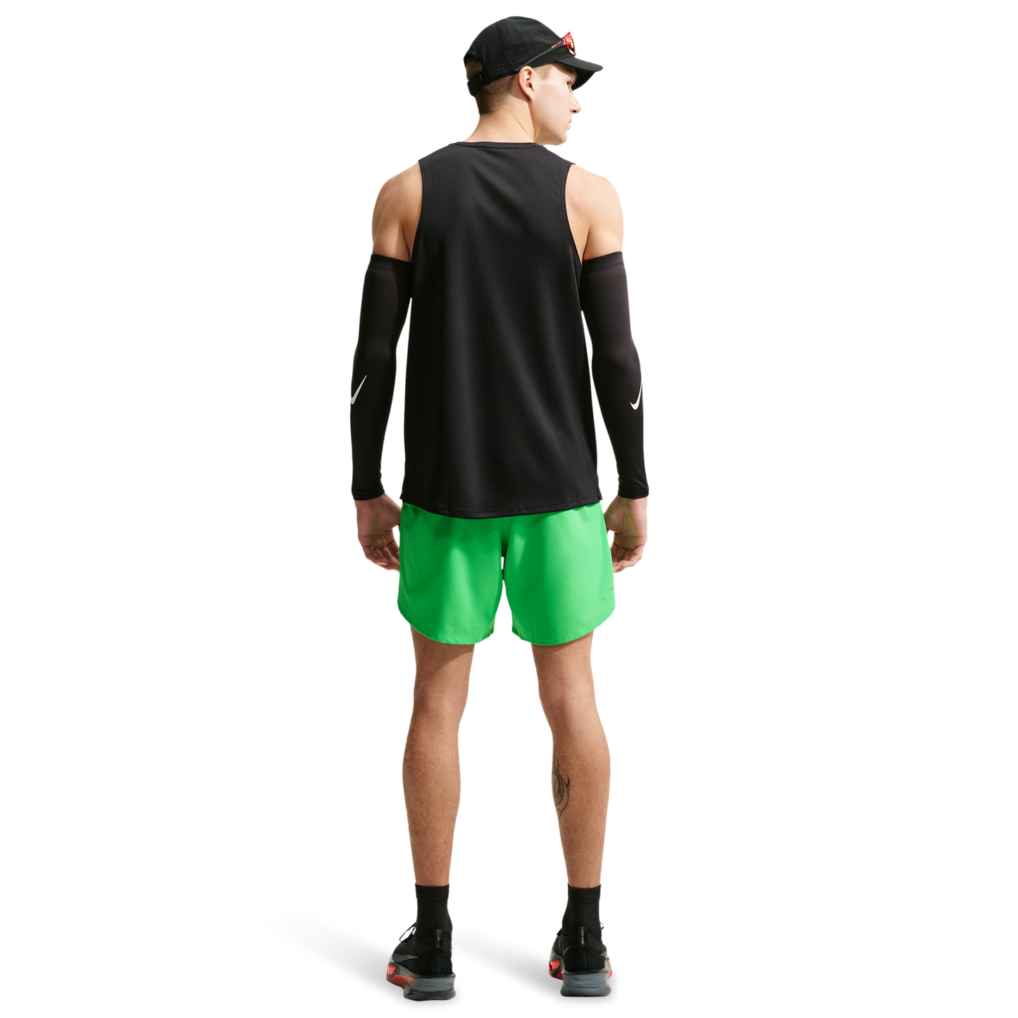 Nike Dri-FIT Stride 7in Brief-Lined Shorts - Men's - Green Spark/Reflective Silver