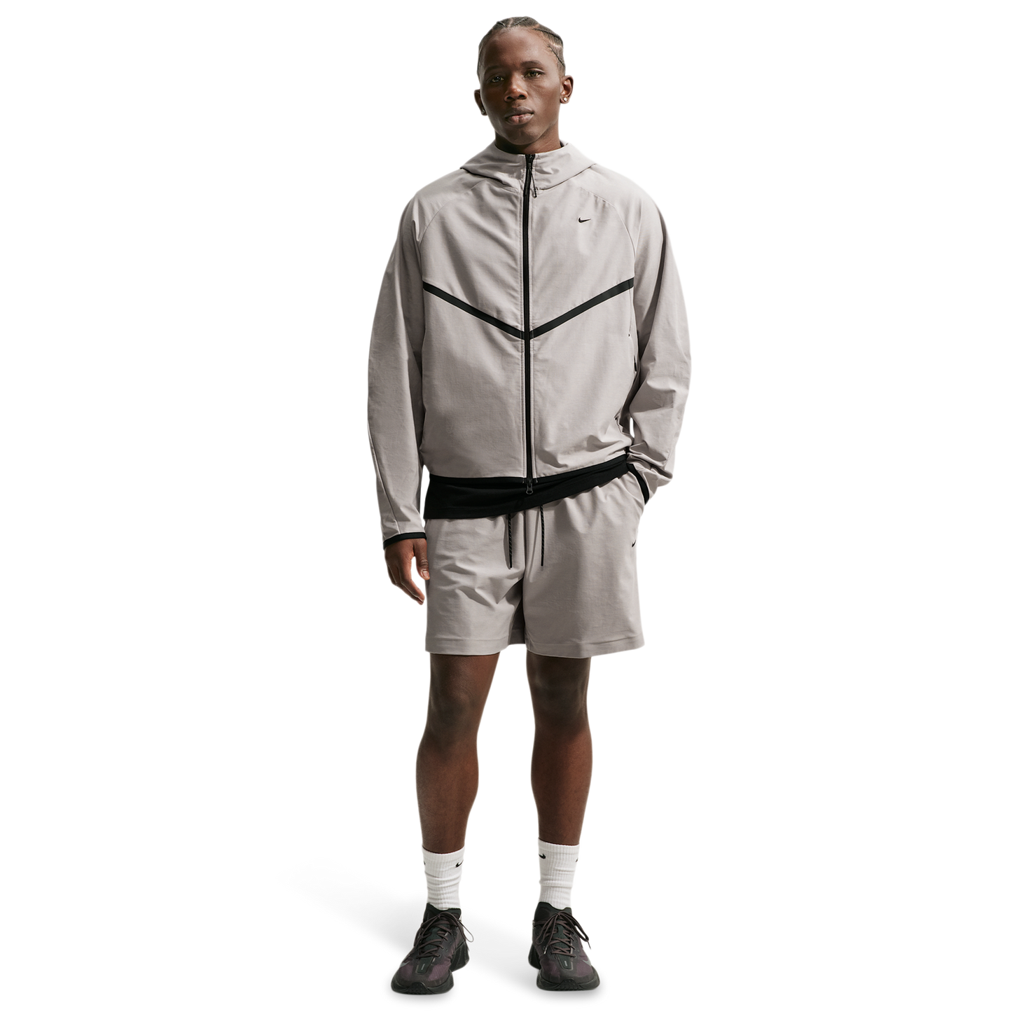 Nike Tech Shori Knit Shorts - Men's - Black/College Grey