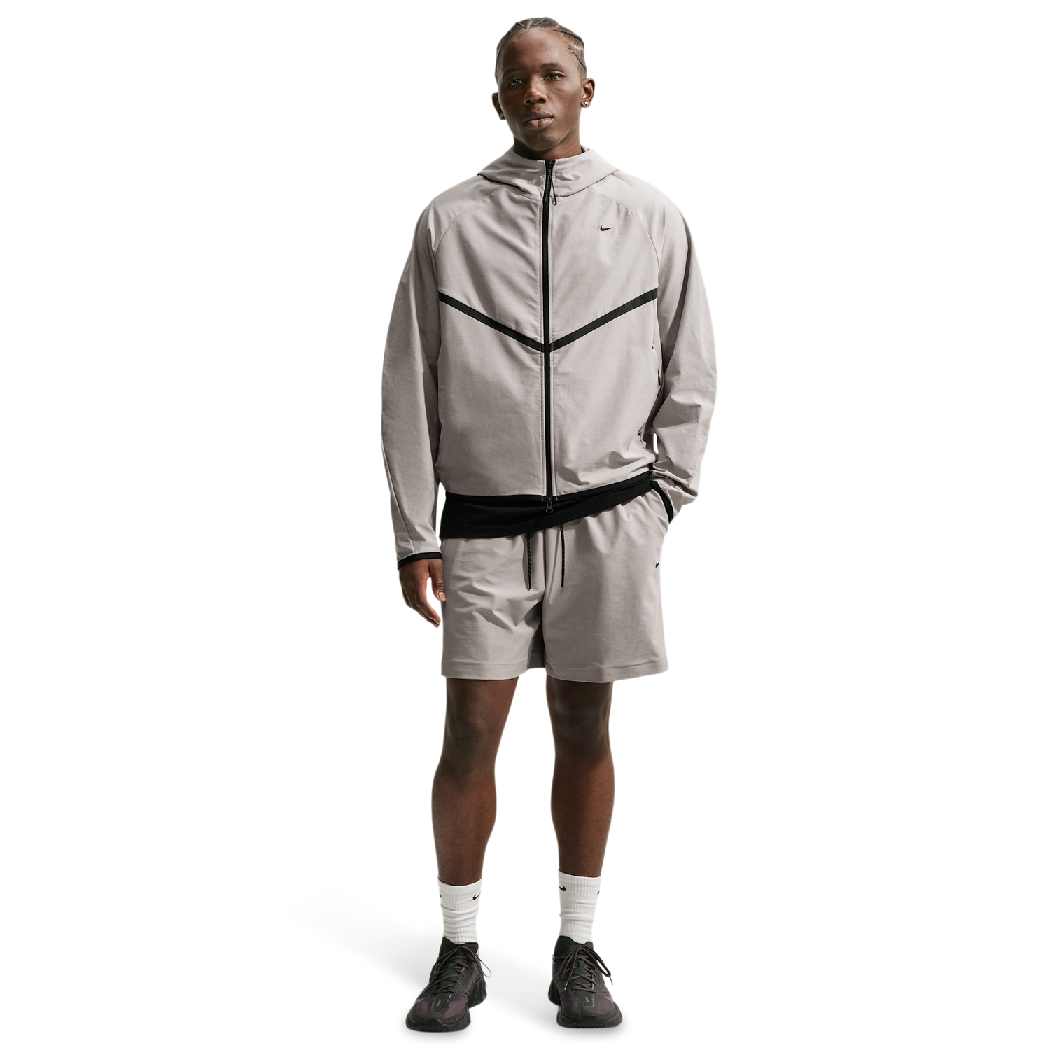 Nike Tech Shori Knit Shorts - Men's - Black/College Grey