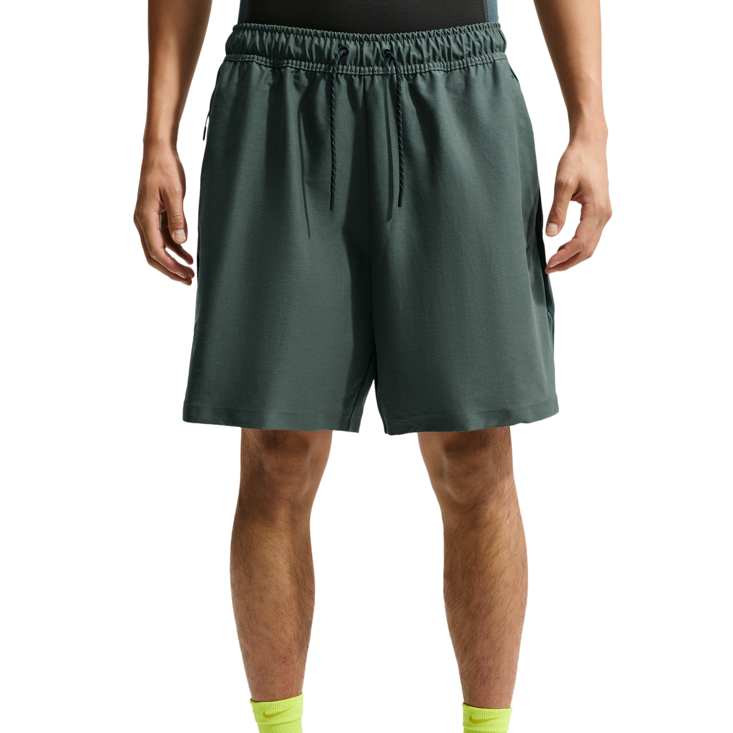 Nike Tech Shori Knit Shorts - Men's - Camo Green/Black