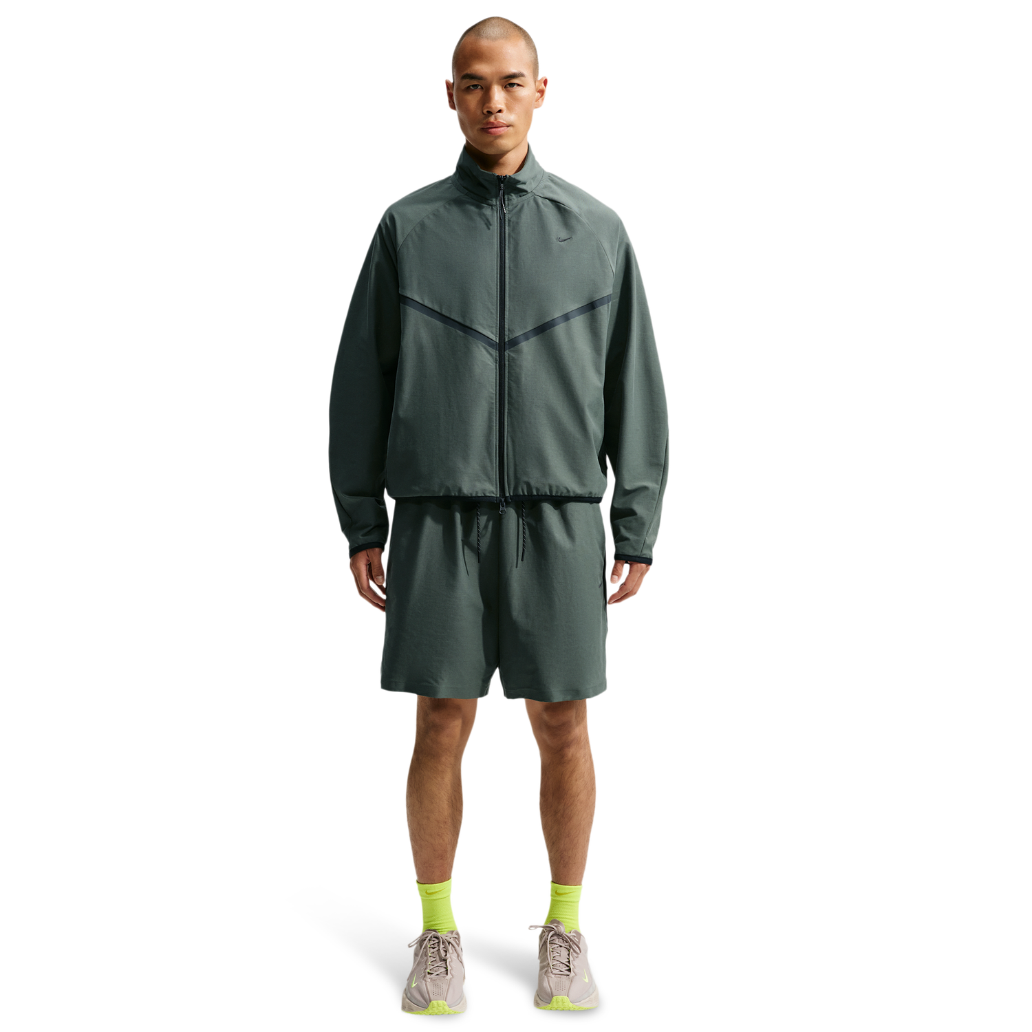 Nike Tech Shori Knit Shorts - Men's - Camo Green/Black