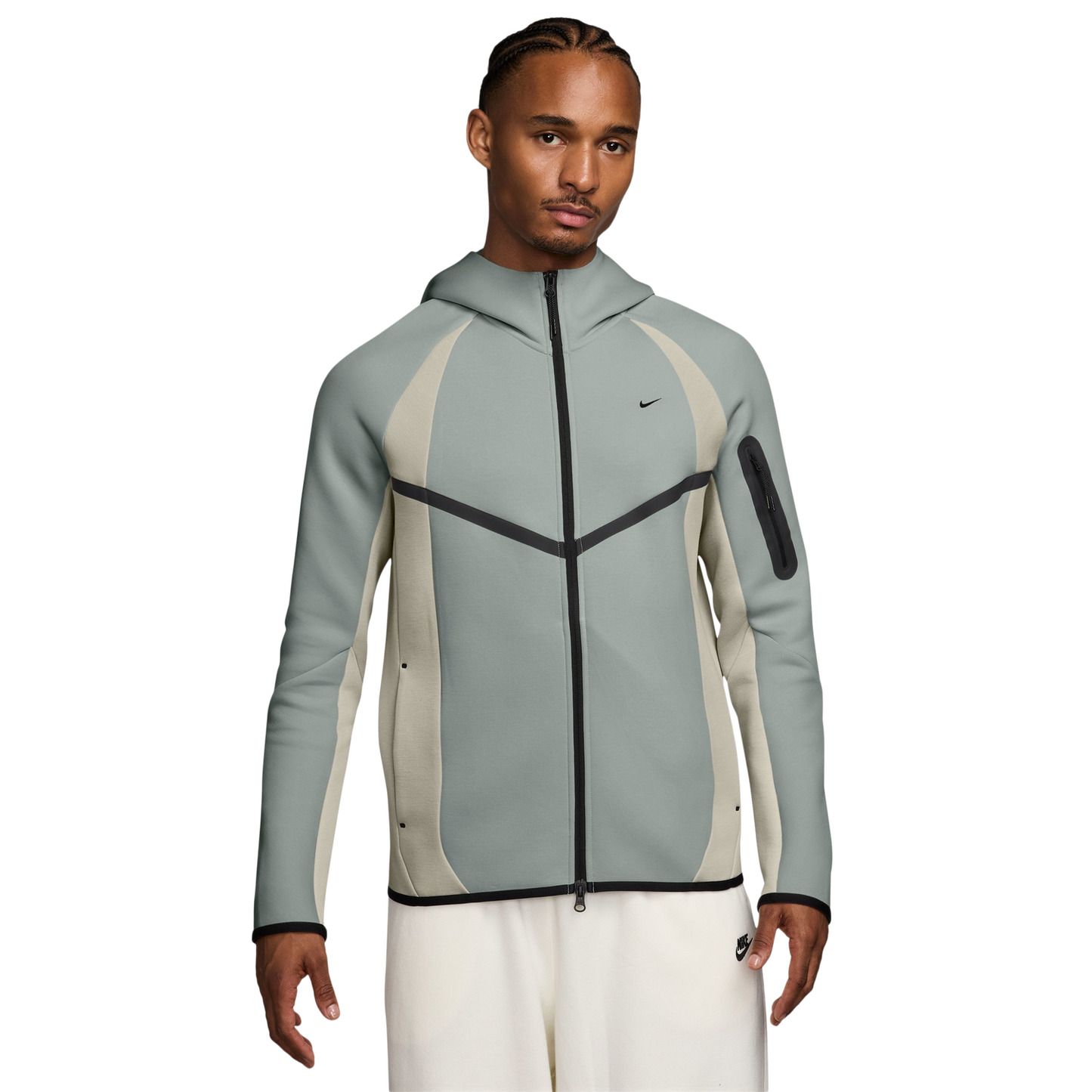 Nike Tech Fleece Pro Wear Full-Zip Jacket - Men's - Green/White