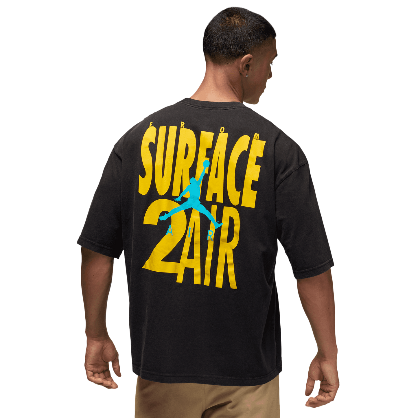 Jordan Brooklyn 2Air Reissue Short Sleeve Crew - Men's - Black/Gamma Blue