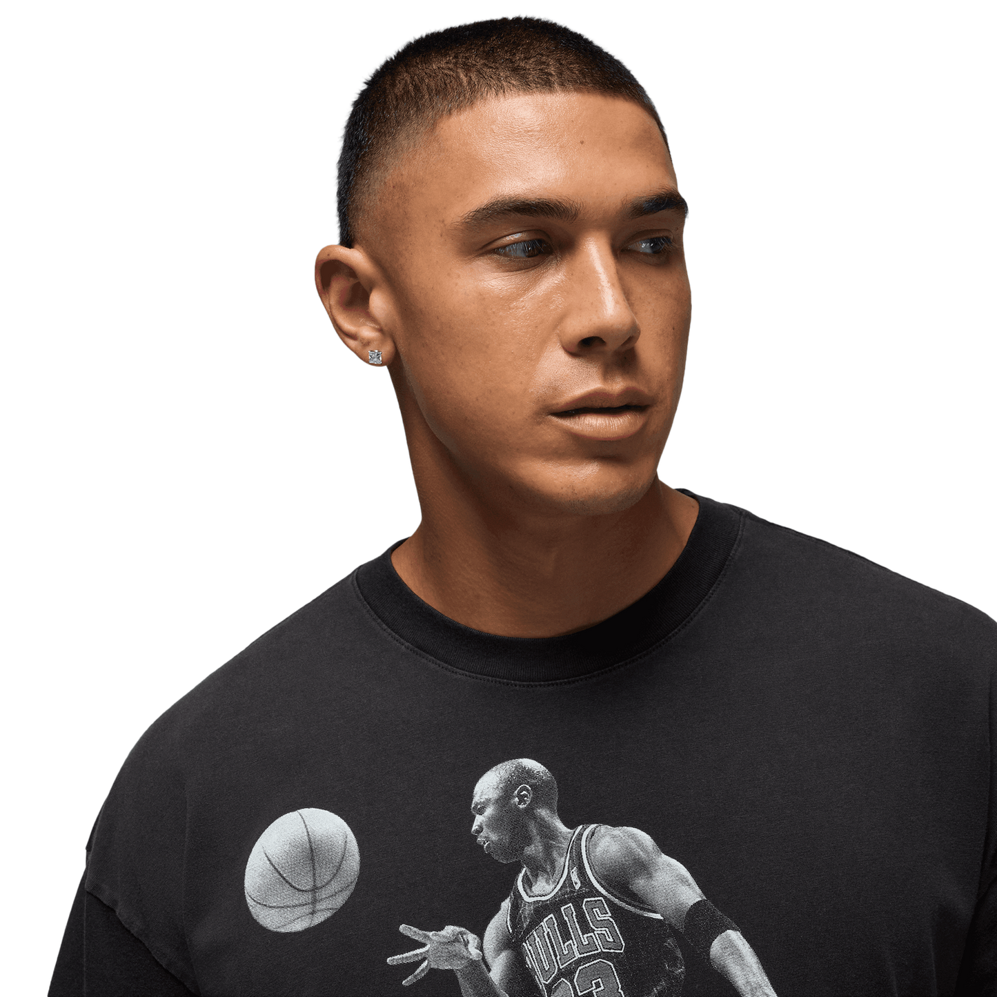 Jordan Brooklyn 2Air Reissue Short Sleeve Crew - Men's - Black/Gamma Blue