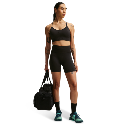Nike Pro Dri-FIT Seamless High-Rise 5In Short - Women's - Black