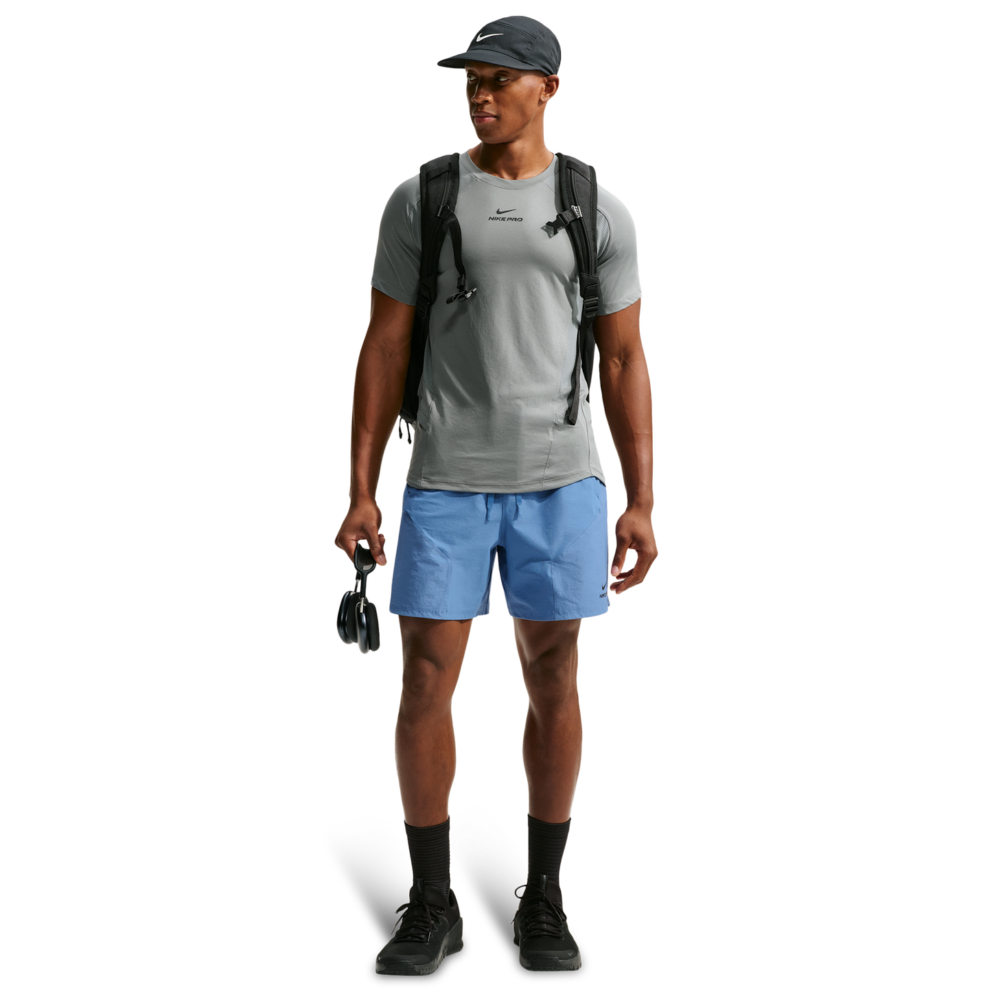 Nike Pro Training Dri-FIT Adv 6in Short - Men's - Indigo Storm/Indigo Storm/Black