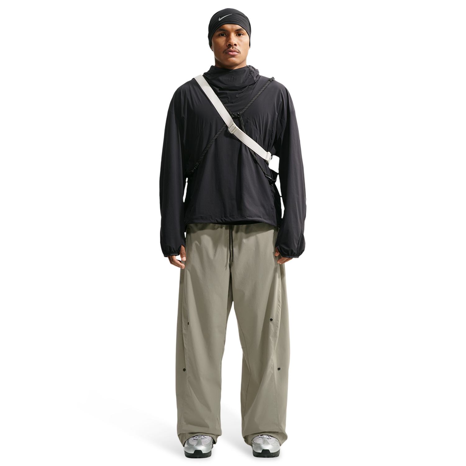 Nike Dri-Fit Tech Helios Sun Pant - Men's - Black/Light Army
