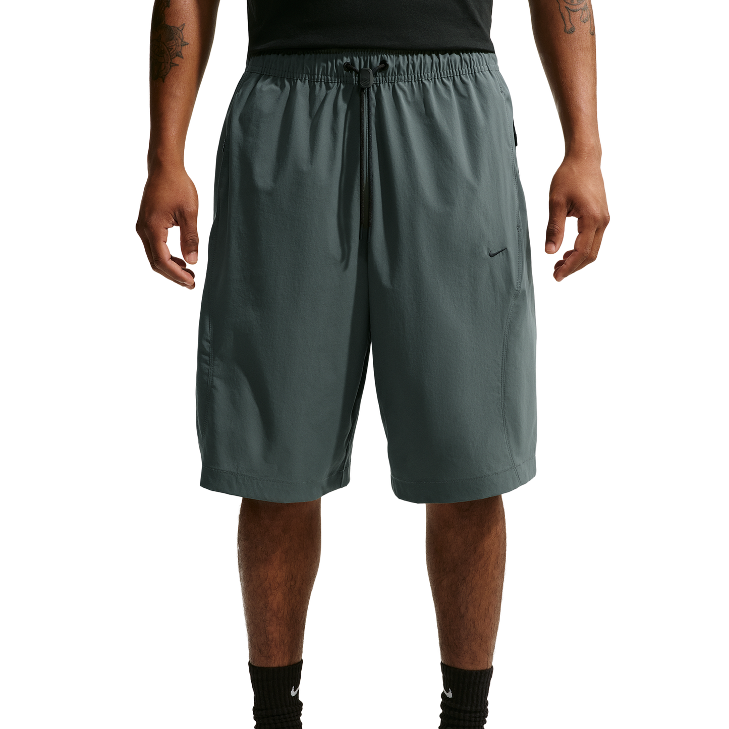 Nike Drifit Tech Helios Sun Short - Men's - Black/Camo Green