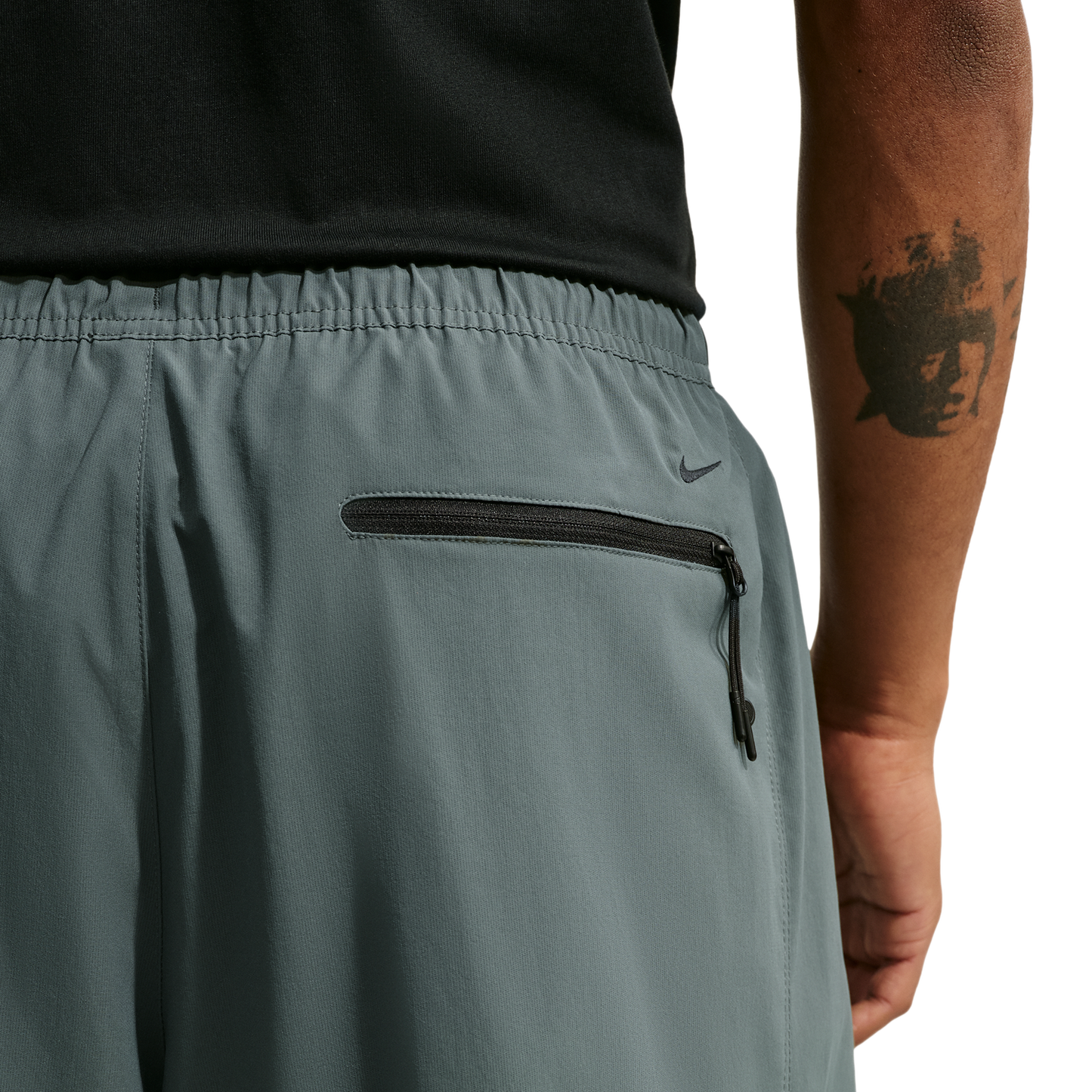 Nike Drifit Tech Helios Sun Short - Men's - Black/Camo Green