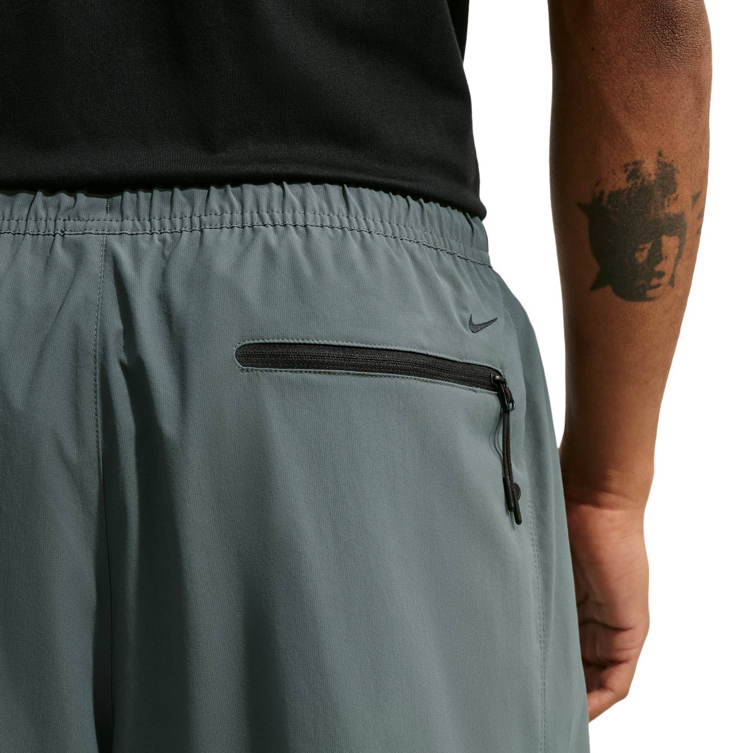 Nike Drifit Tech Helios Sun Short - Men's - Black/Camo Green