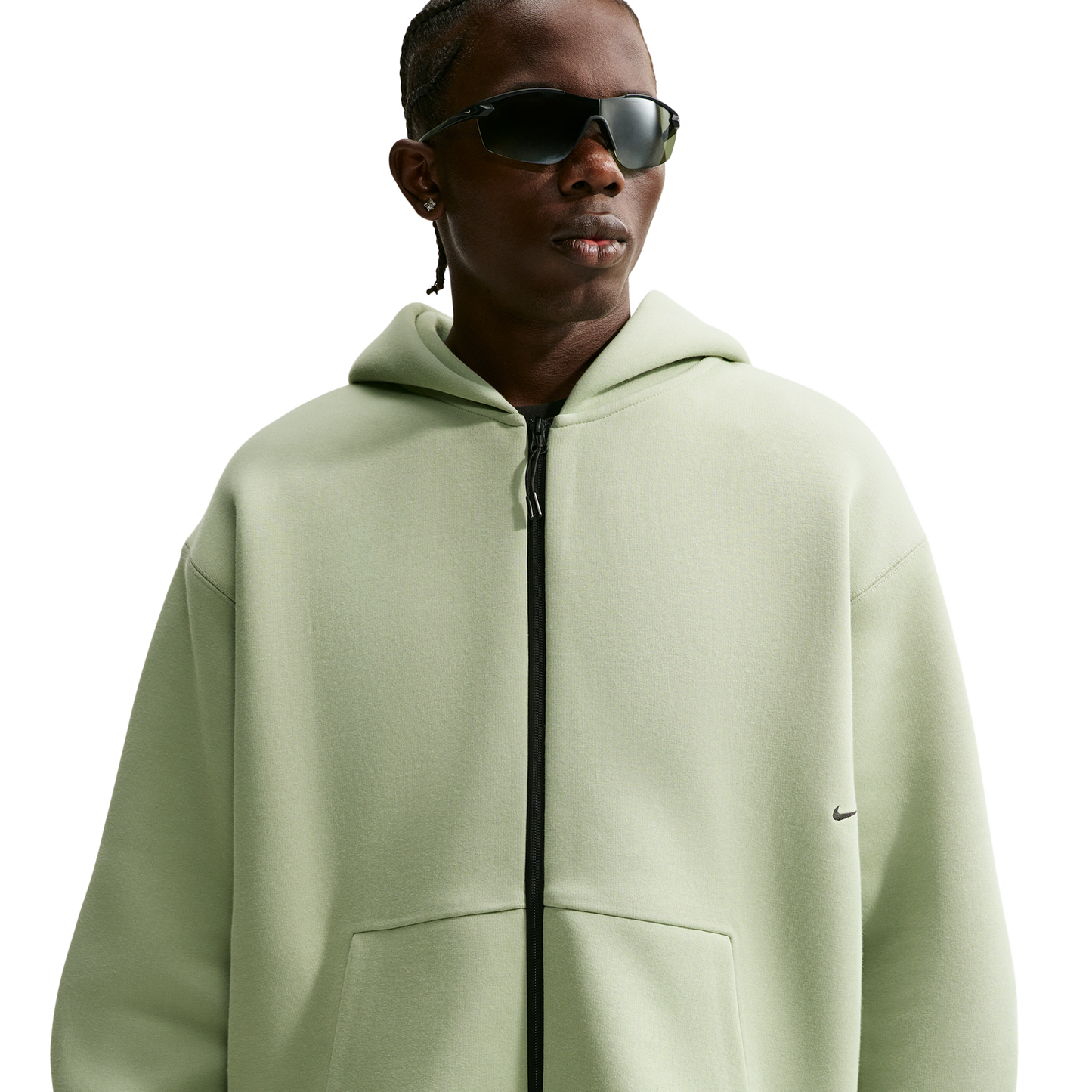 Nike Tech Fleece Ergo Full-Zip - Men's - Black/Jade Horizon