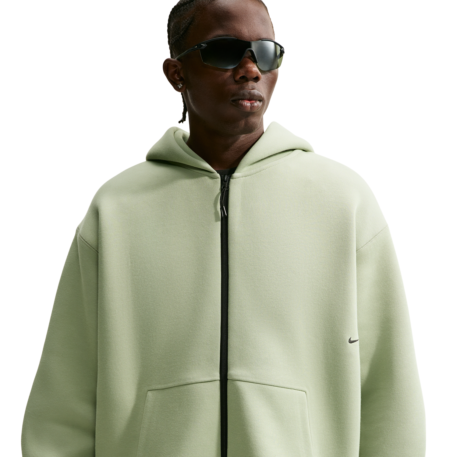 Nike Tech Fleece Ergo Full-Zip - Men's - Black/Jade Horizon