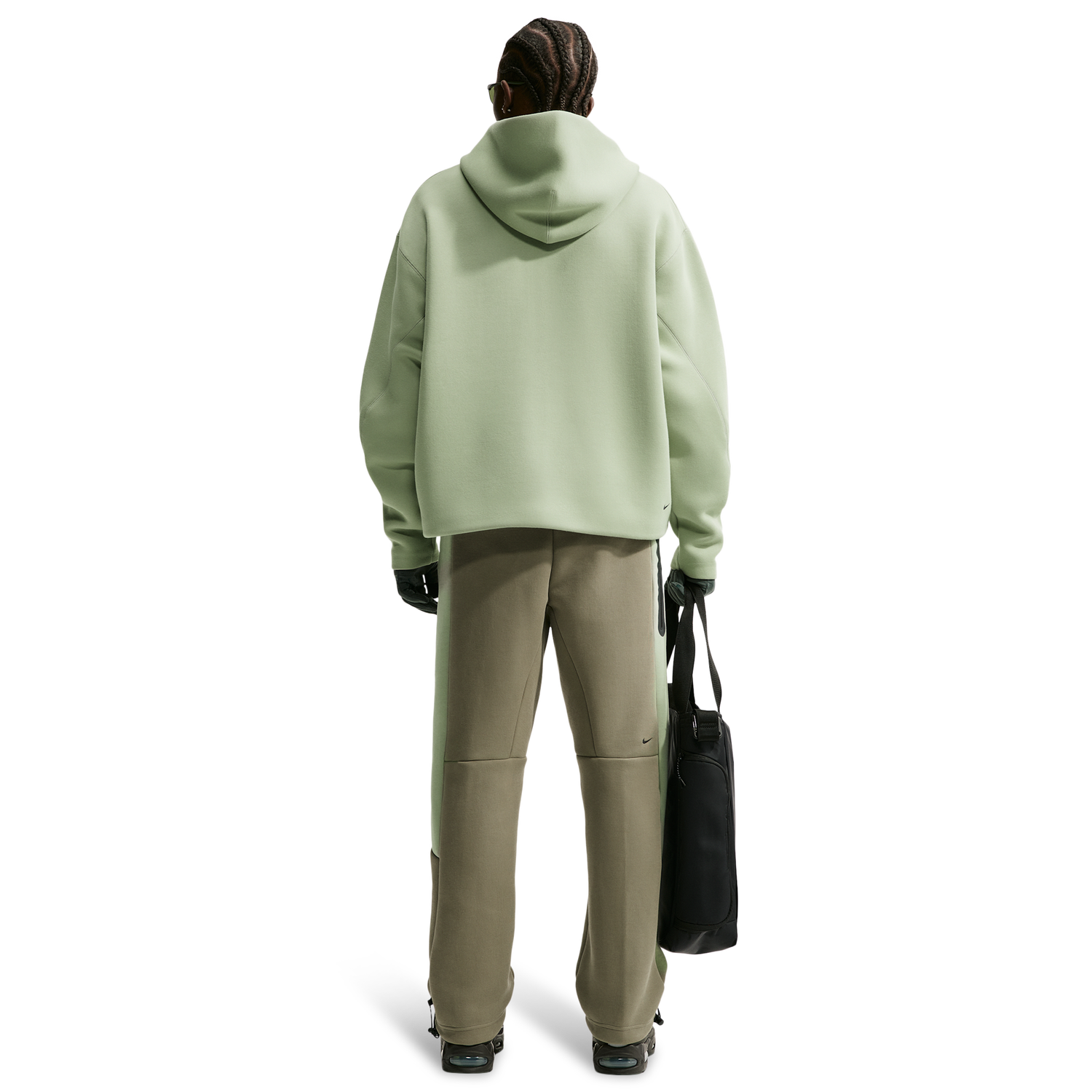 Nike Tech Fleece Ergo Full-Zip - Men's - Black/Jade Horizon