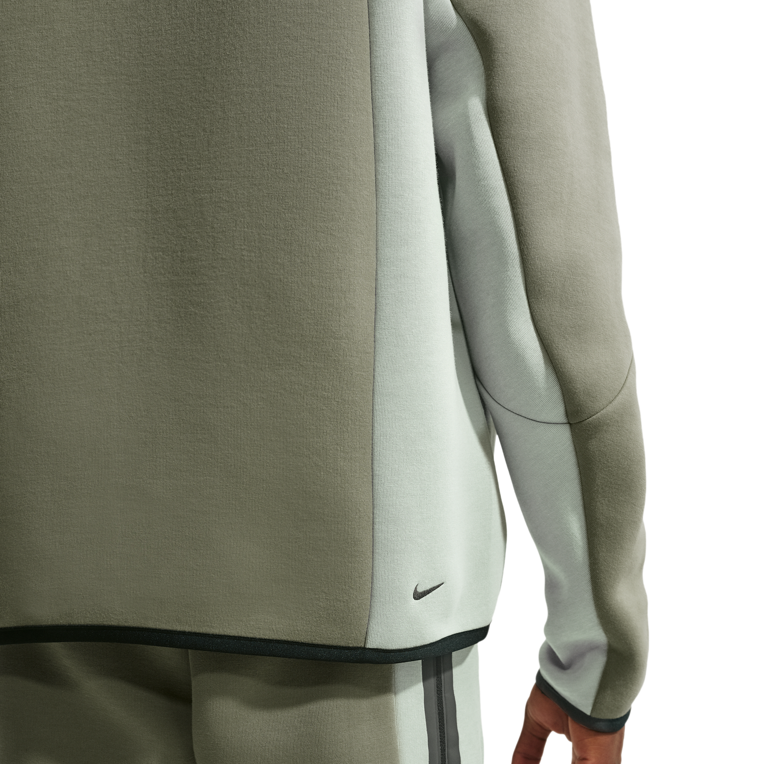 Nike Tech Fleece Pro Wear Full-Zip Jacket - Men's - Silver Sage/Jade Horizon/Black