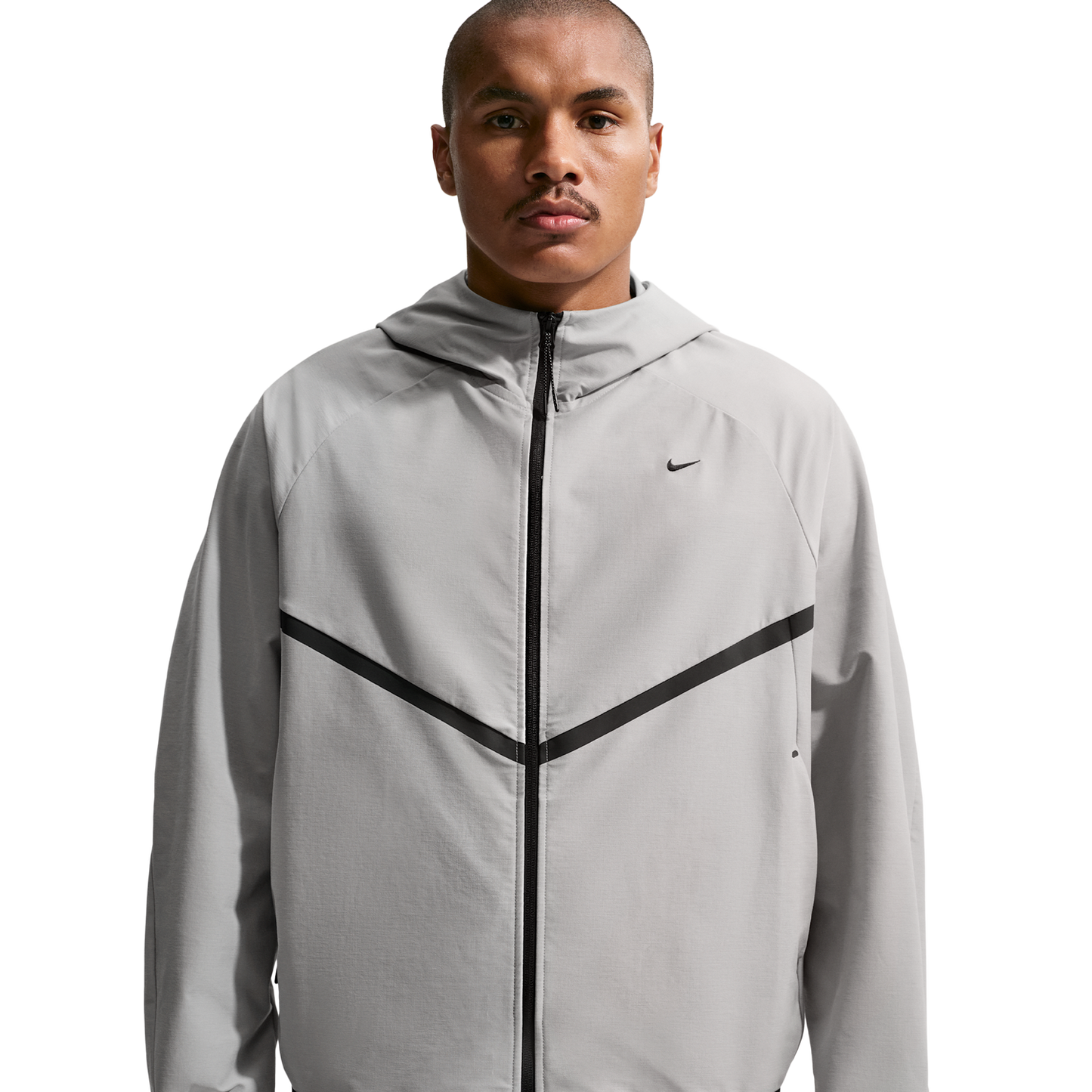 Nike Tech Shori Knit Full-Zip Jacket - Men's - College Grey/Black