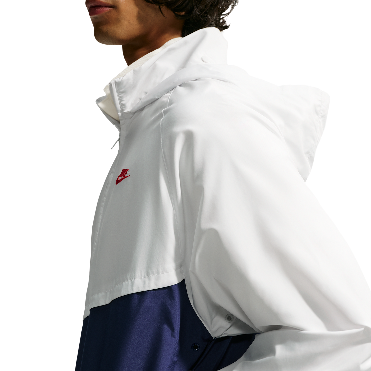 Nike Windrunner Lightweight HZ Jacket - Men's - Blue Void/Light Crimson/Summit White
