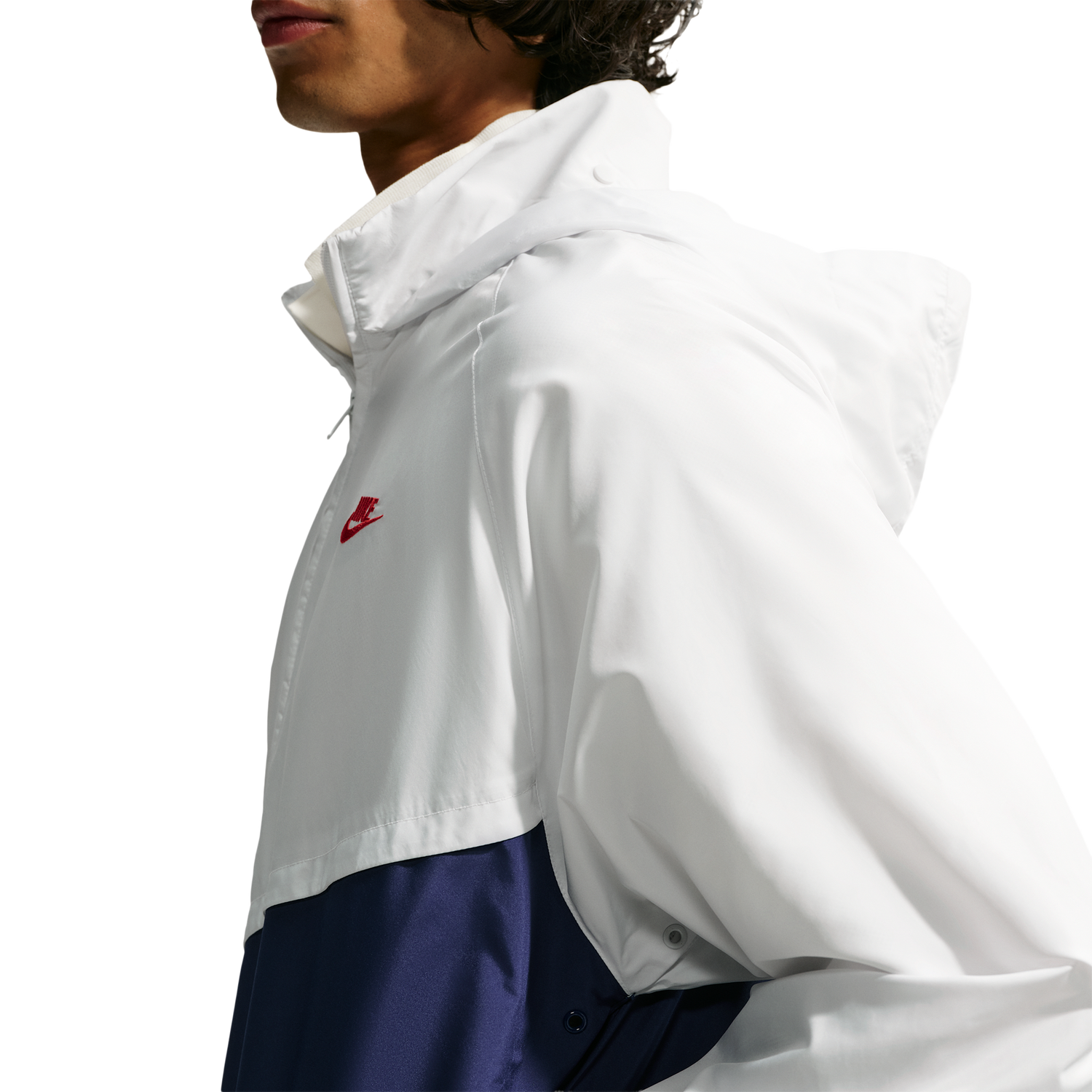 Nike Windrunner Lightweight HZ Jacket - Men's - Blue Void/Light Crimson/Summit White
