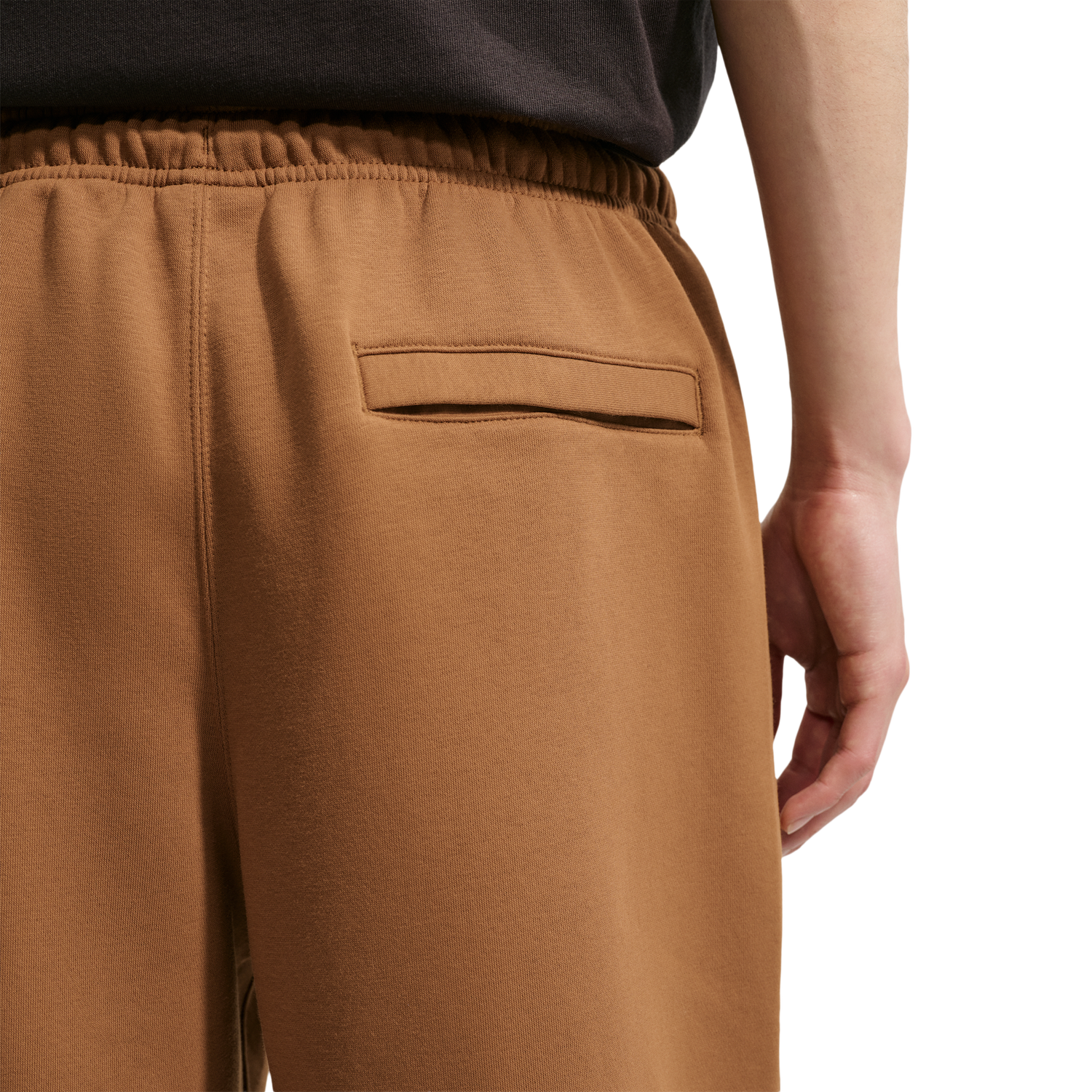Nike Club Fleece Bungee Pants - Men's - Ale Brown/Ale Brown/White
