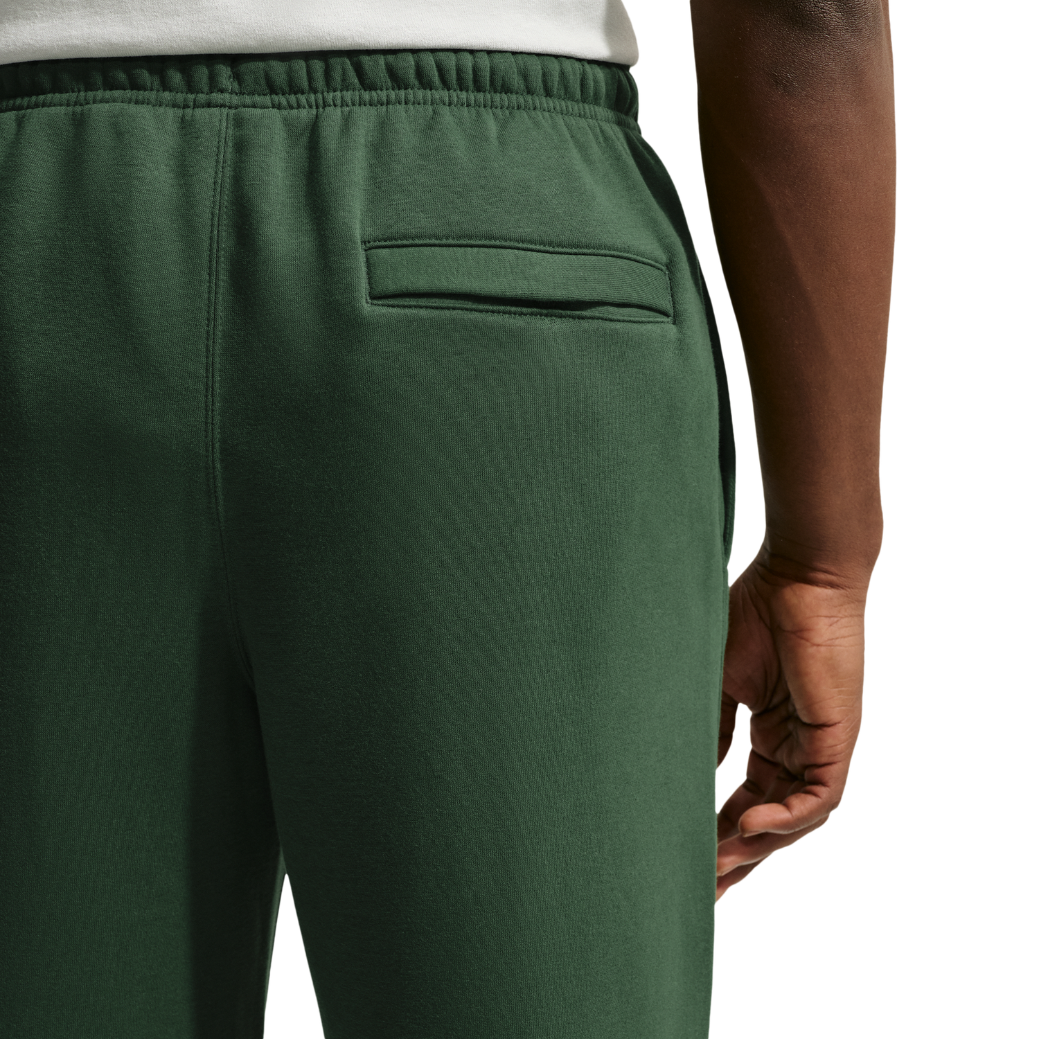Nike Club Fleece Bungee Pants - Men's - Fir/White/Fir