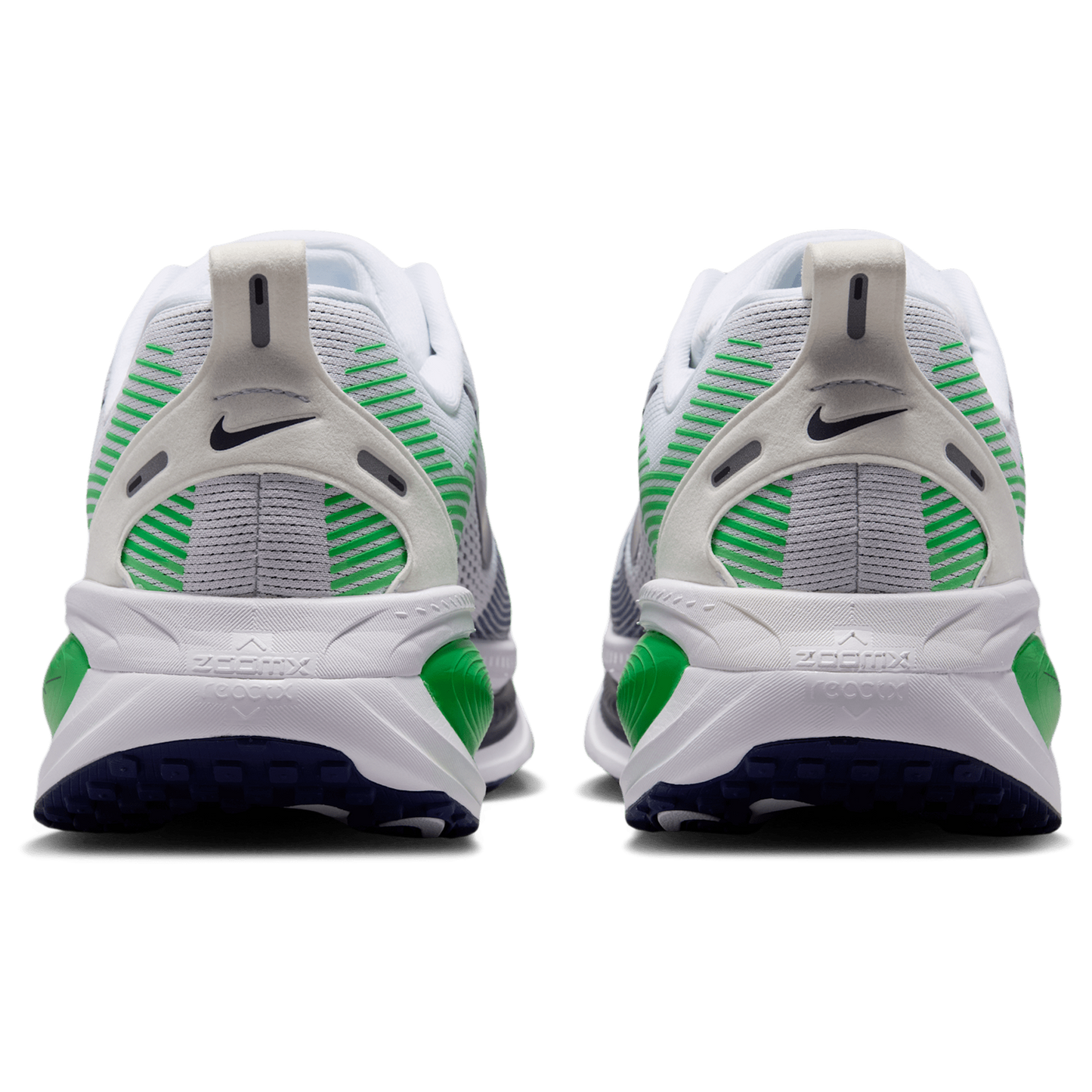 Nike Vomero 18 Wide - Men's - White/Midnight Navy/Green Spark